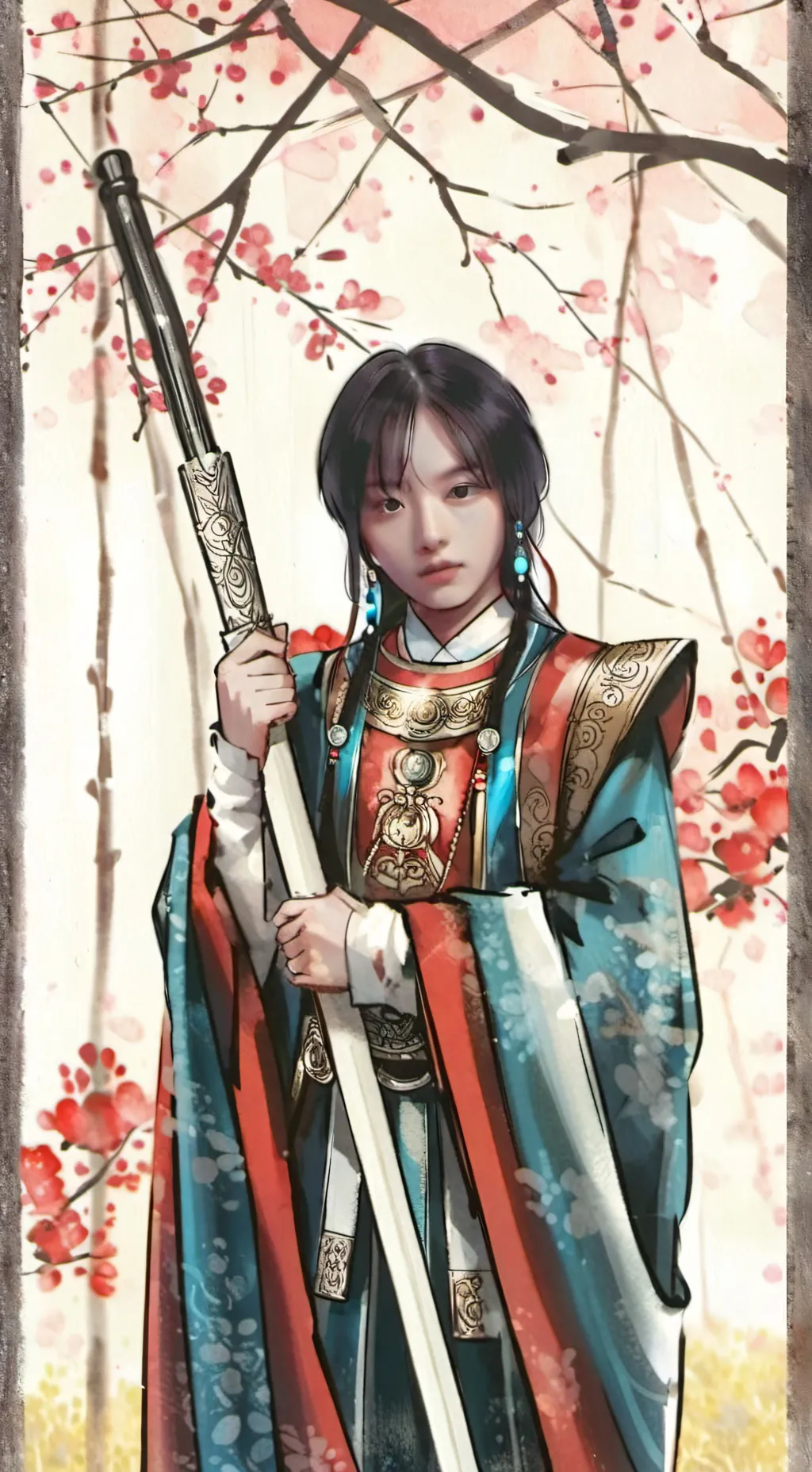 ai character: sae byeok x ji yeo background