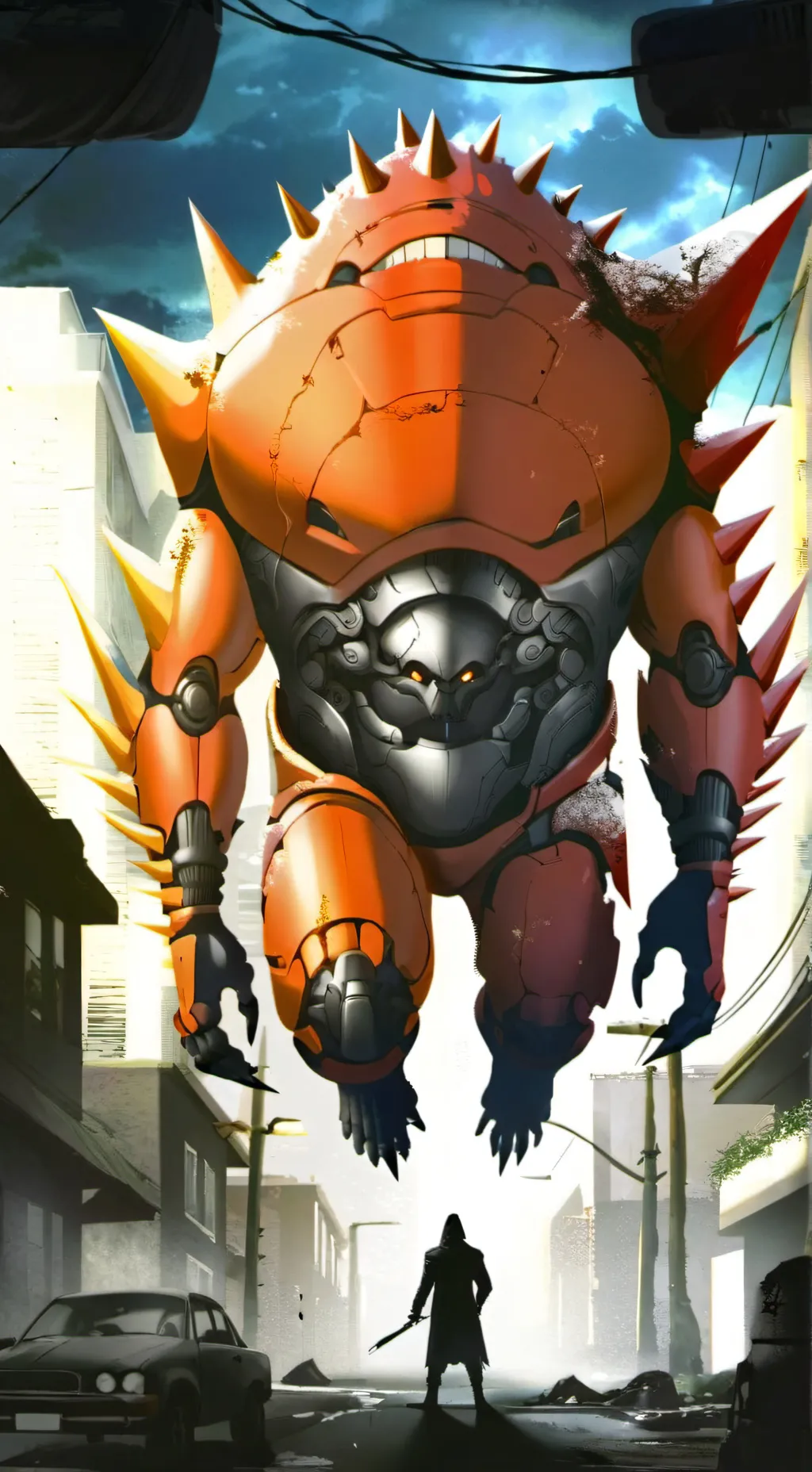 ai character: gigatron background