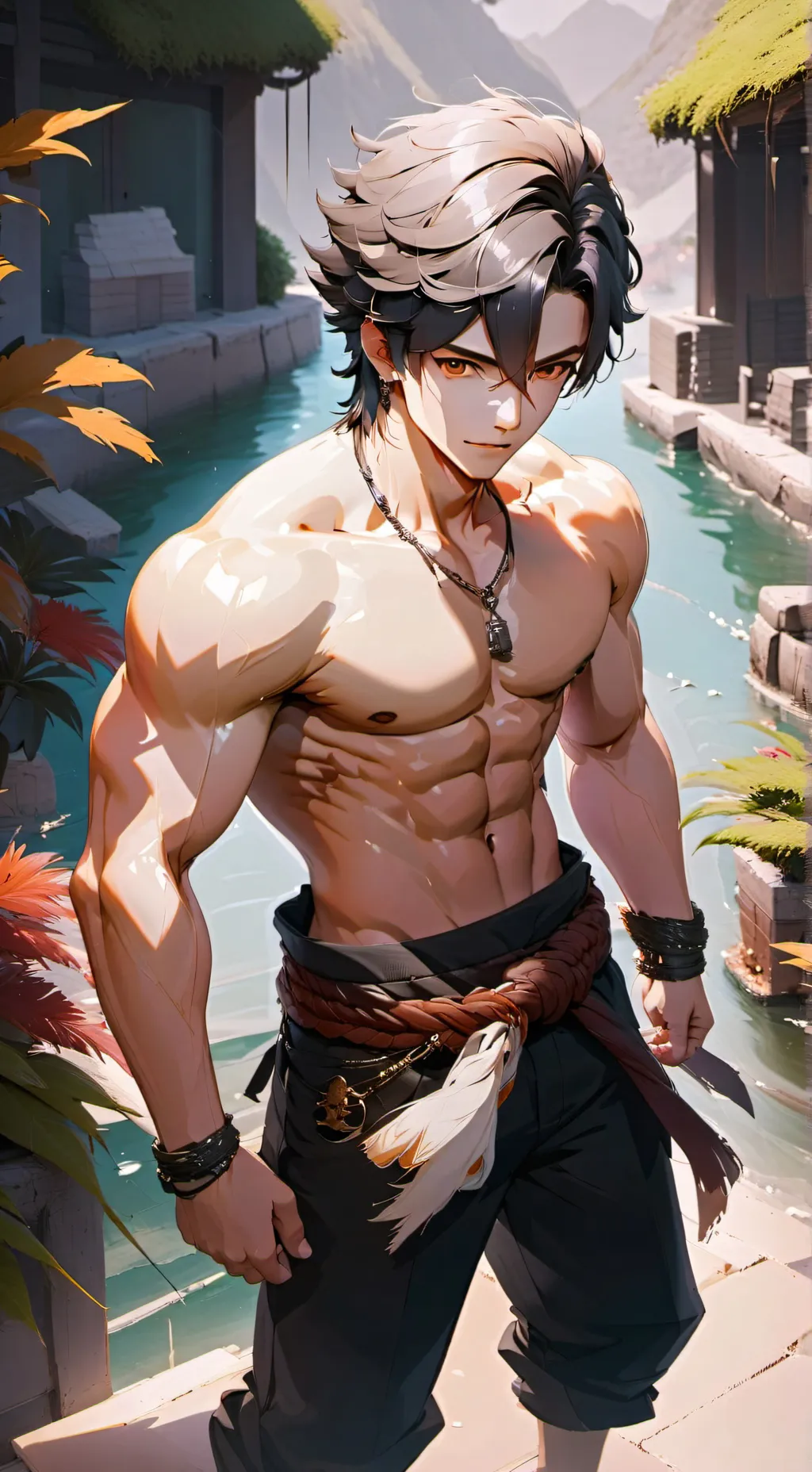 ai character: Step brother  background