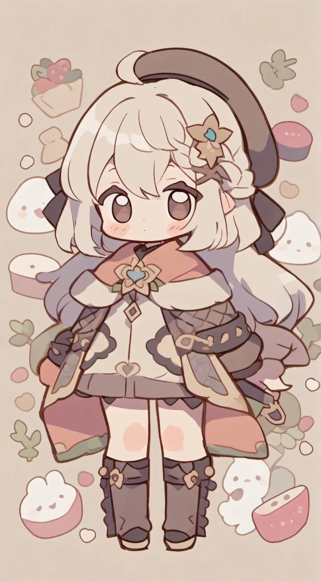 ai character: mika background