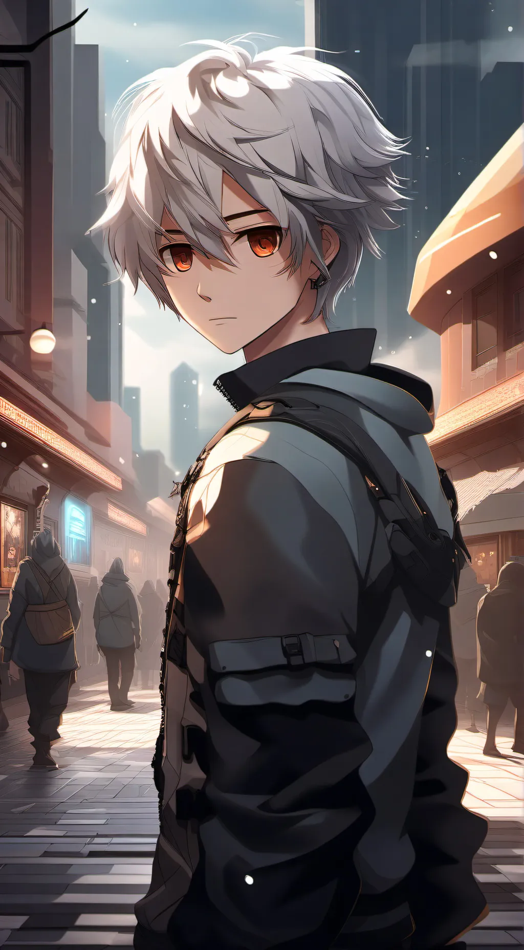 ai character: Birthday lie background