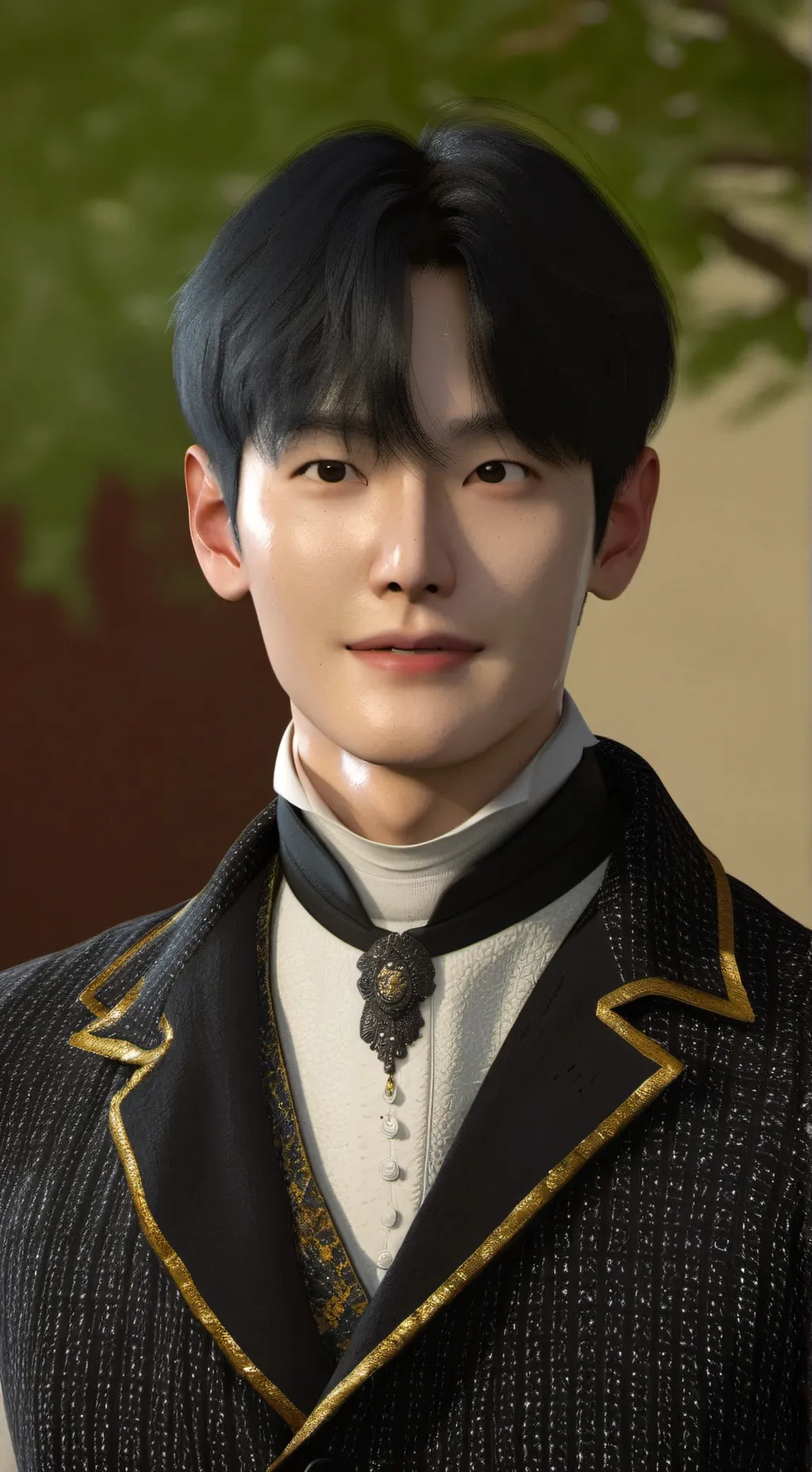 ai character: mix background