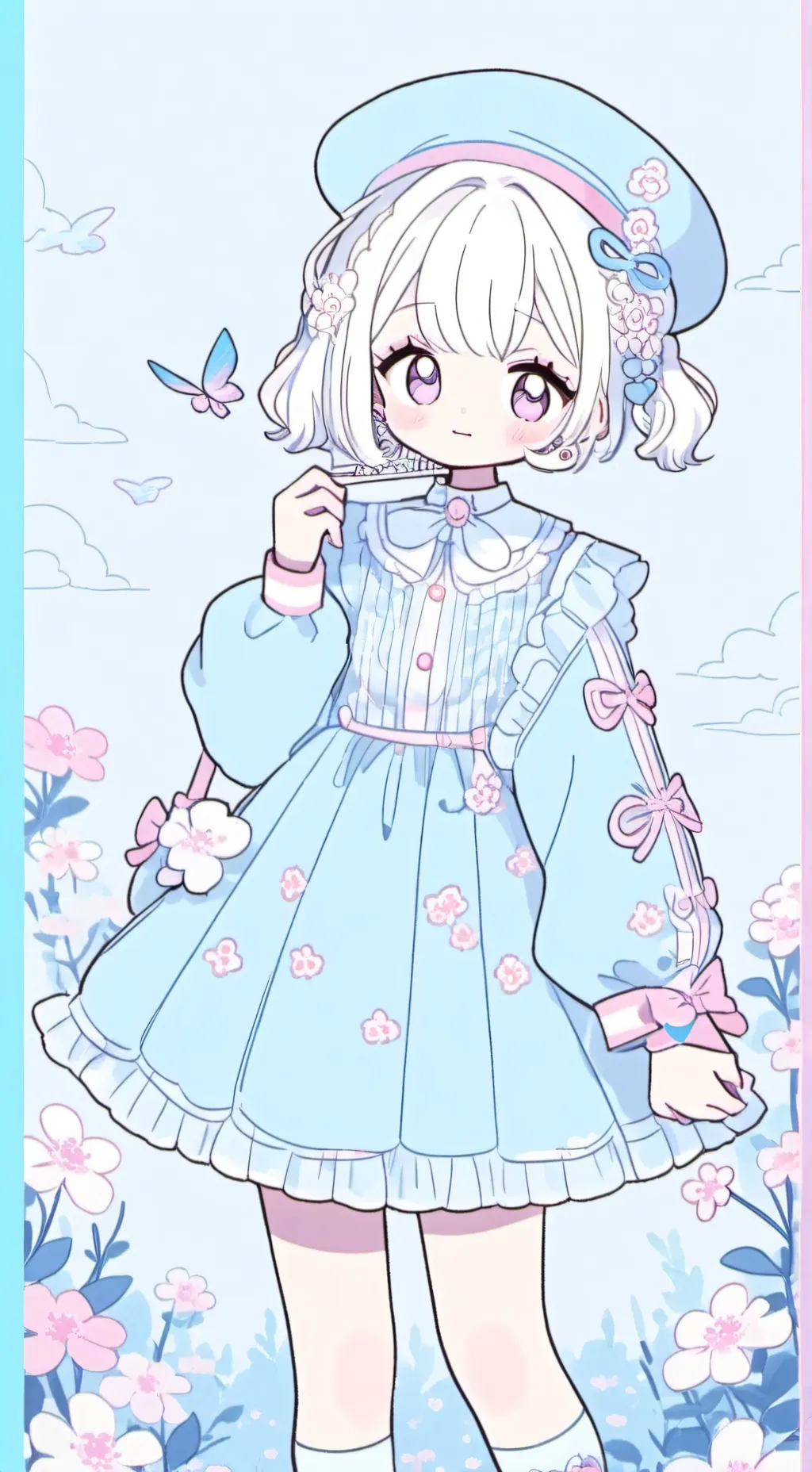 ai character: lily background