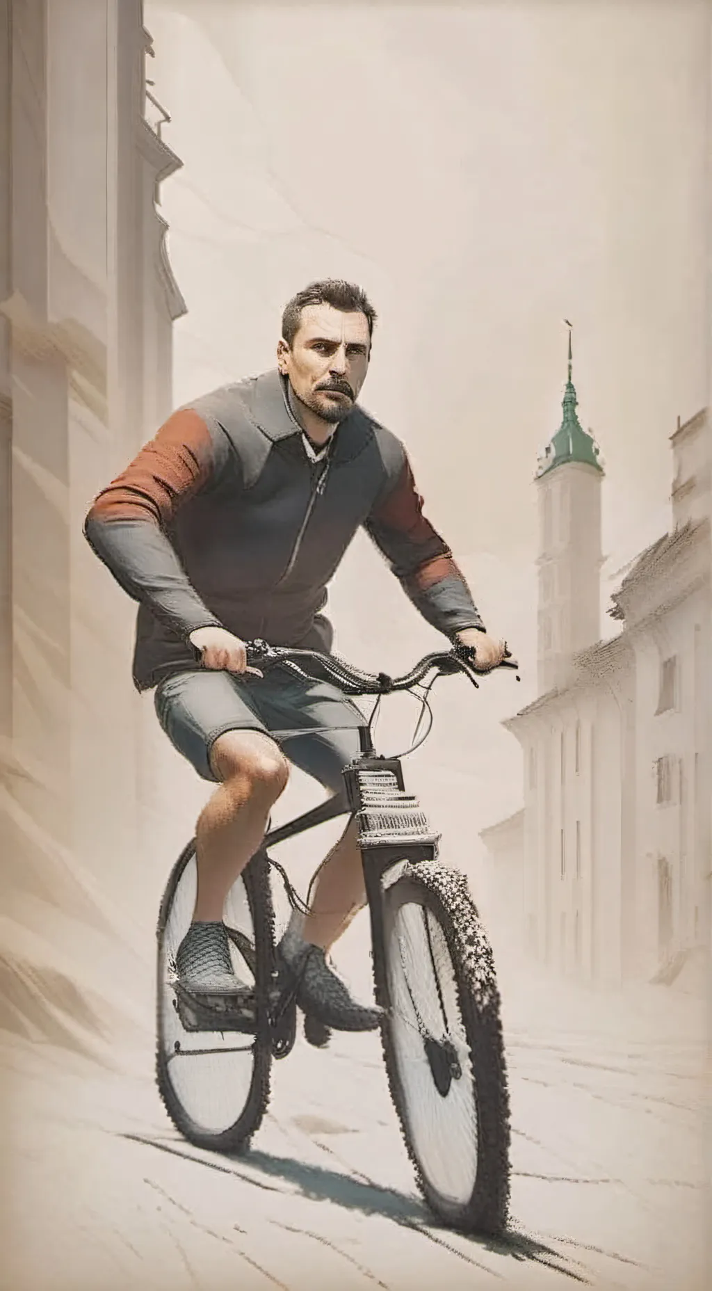 ai character: FPE MOUTHAIN BIKE background