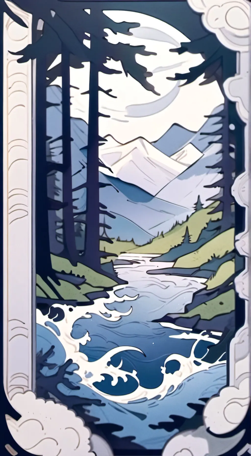 ai character: calcetin background