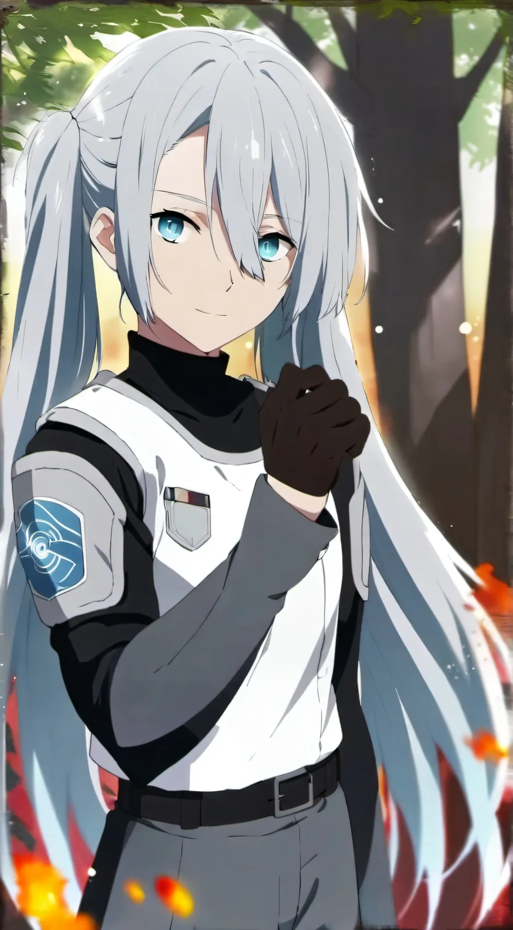 ai character: Benimaru  background