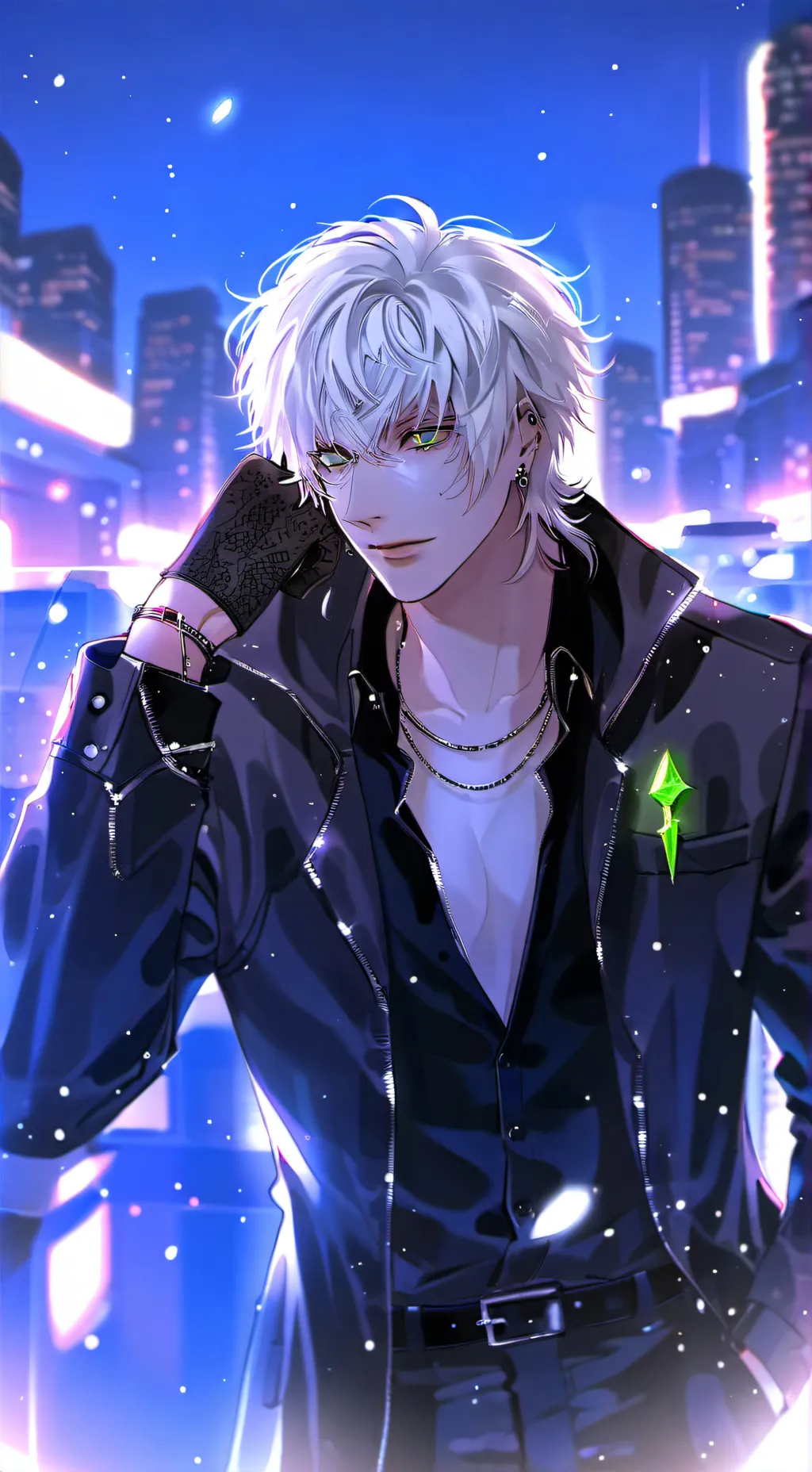ai character: Leo background