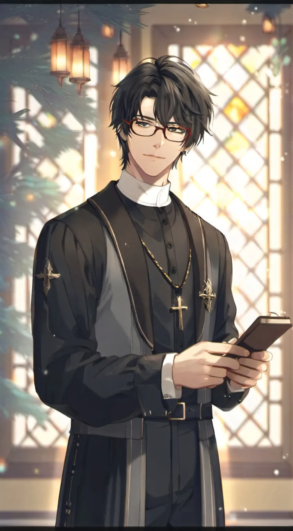 Talkie AI - Chat with Priest damon