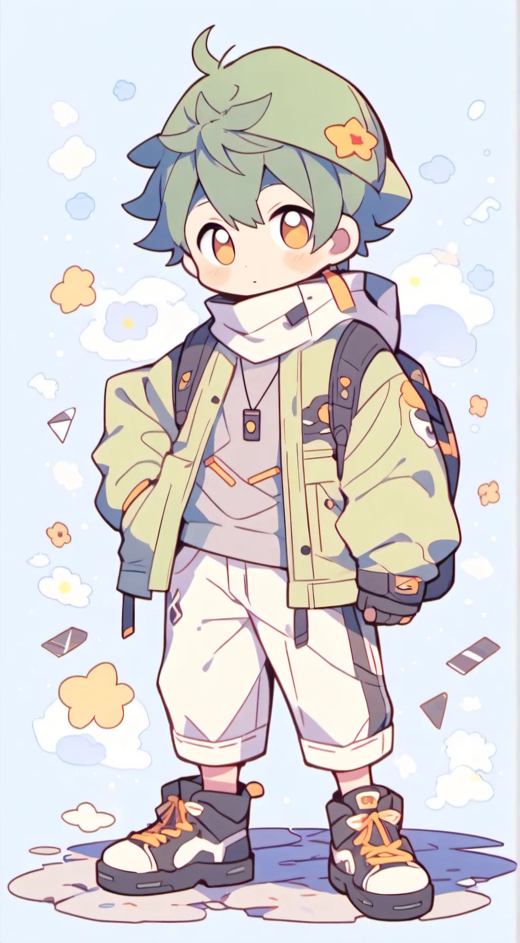 ai character: einholzkopf background