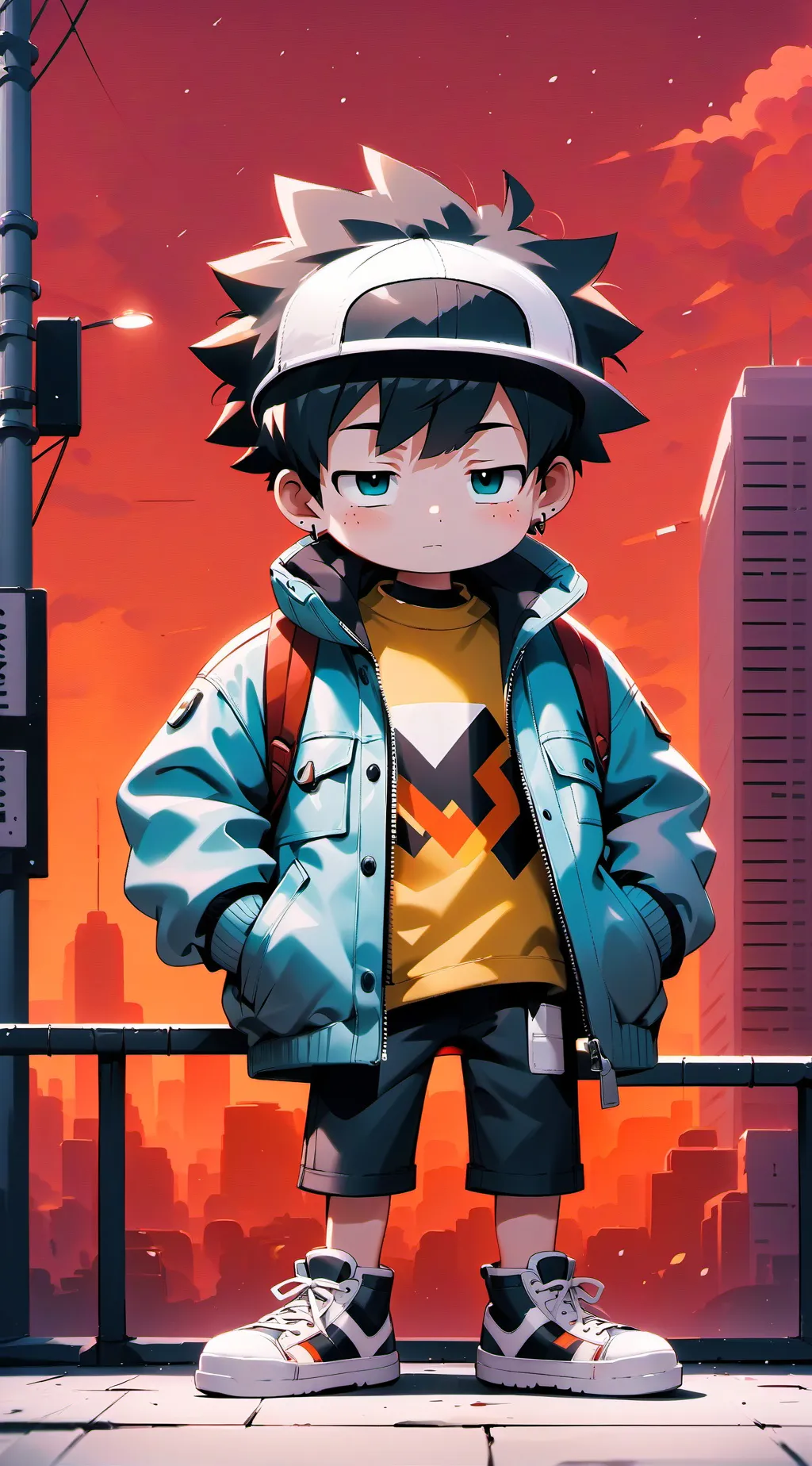 ai character: Hugo background