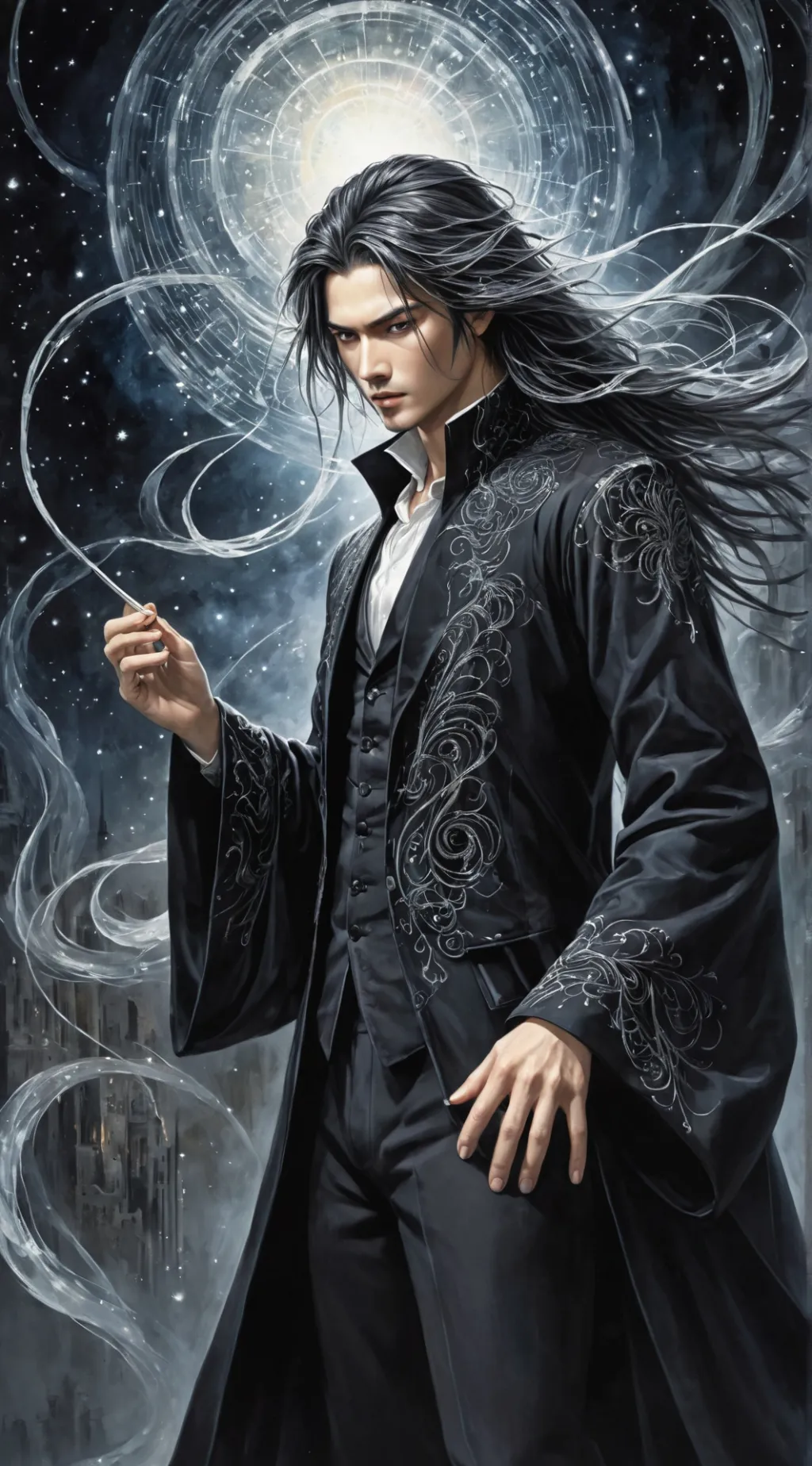 ai character: Raven background