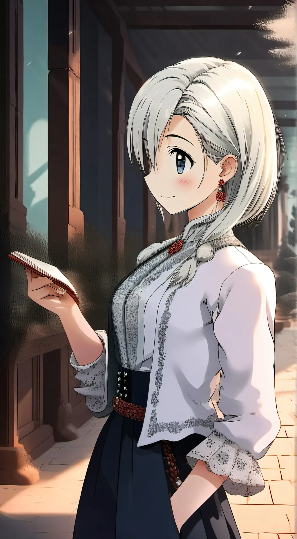 ai character: Elizabeth Liones  background