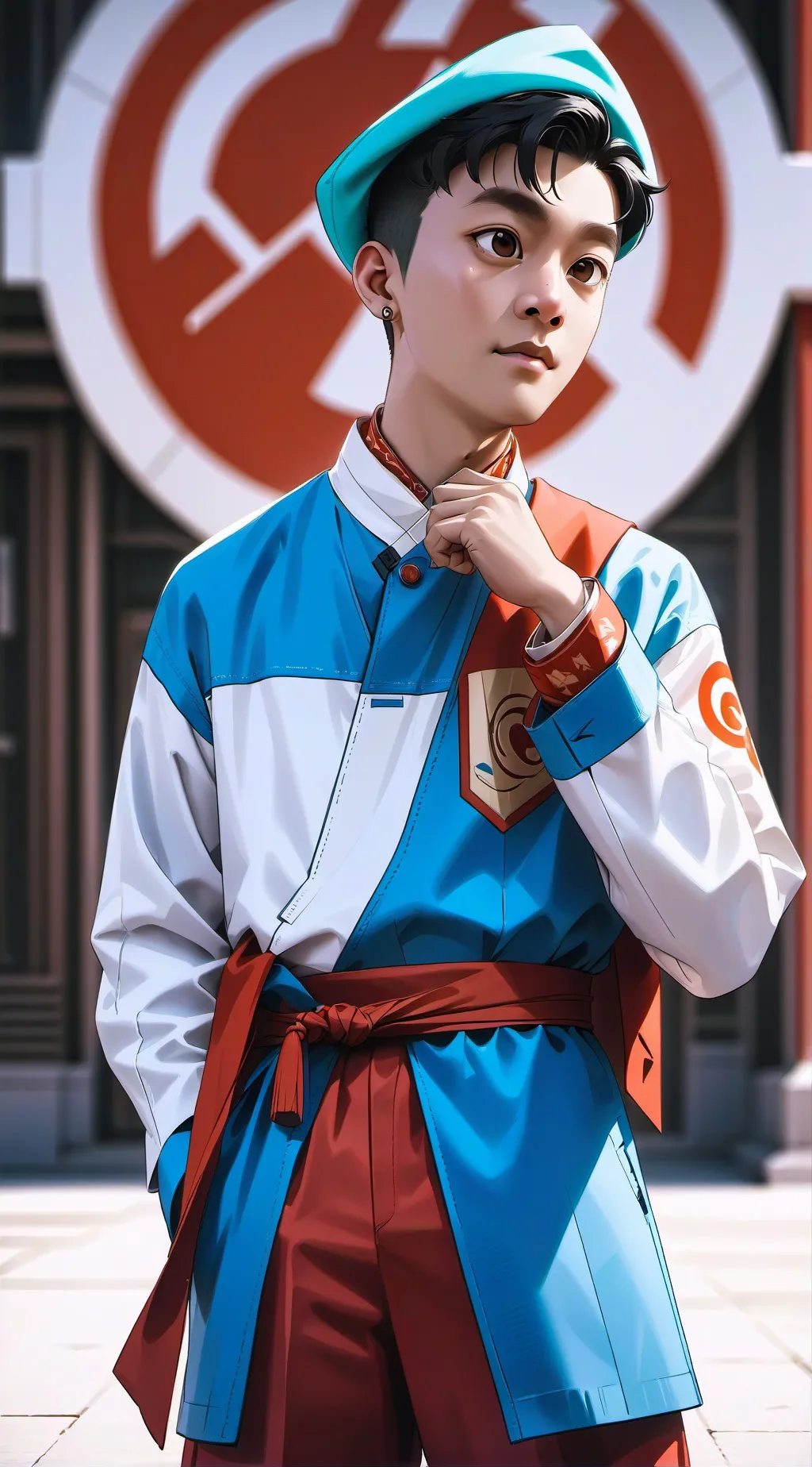 ai character: Sprunki Loves you  background