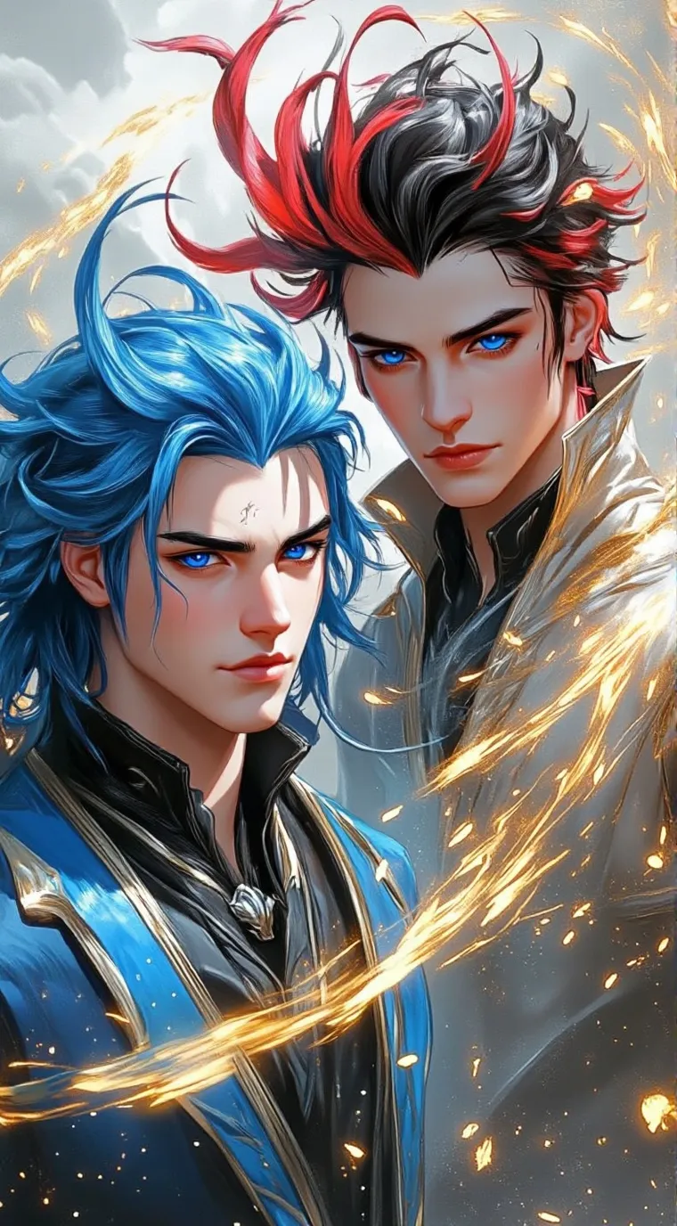 ai character: Sonic&shadow heros background