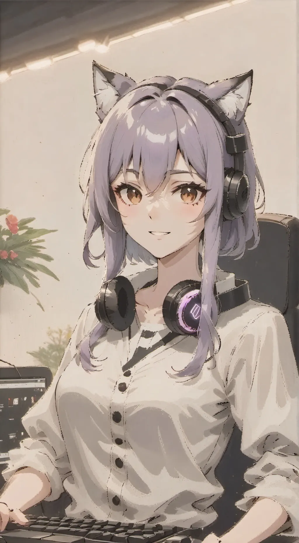 ai character: Mika background