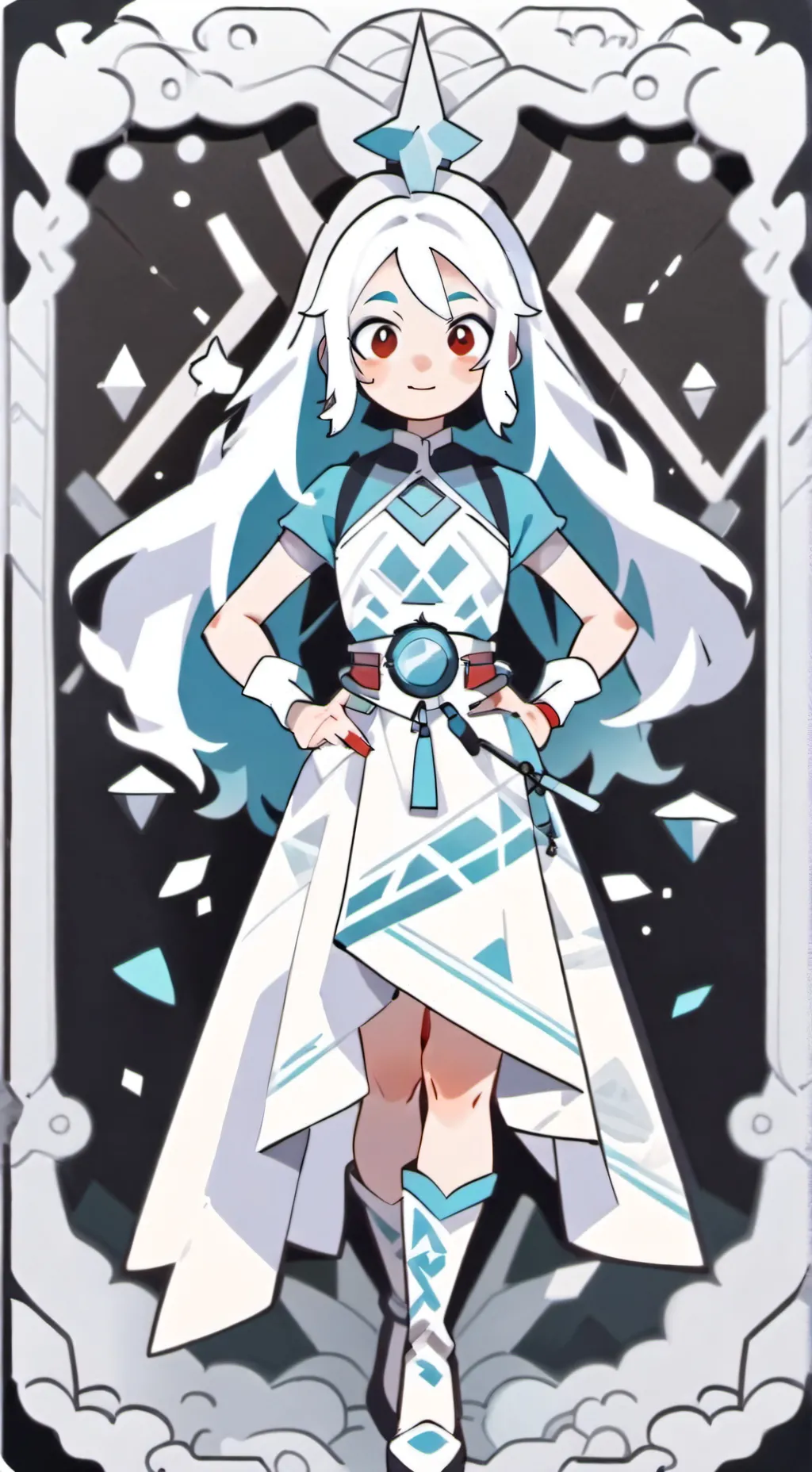 ai character: Icellia :)  background