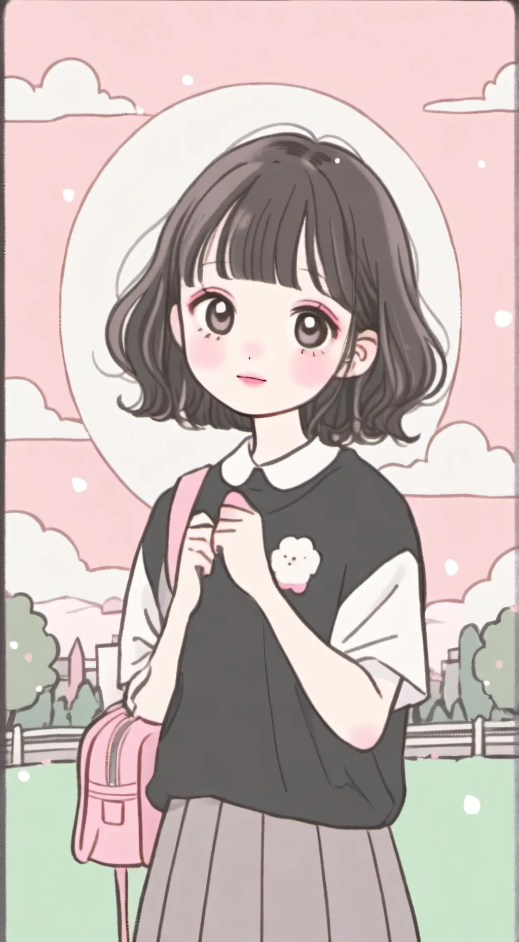 ai character: dumb girl background