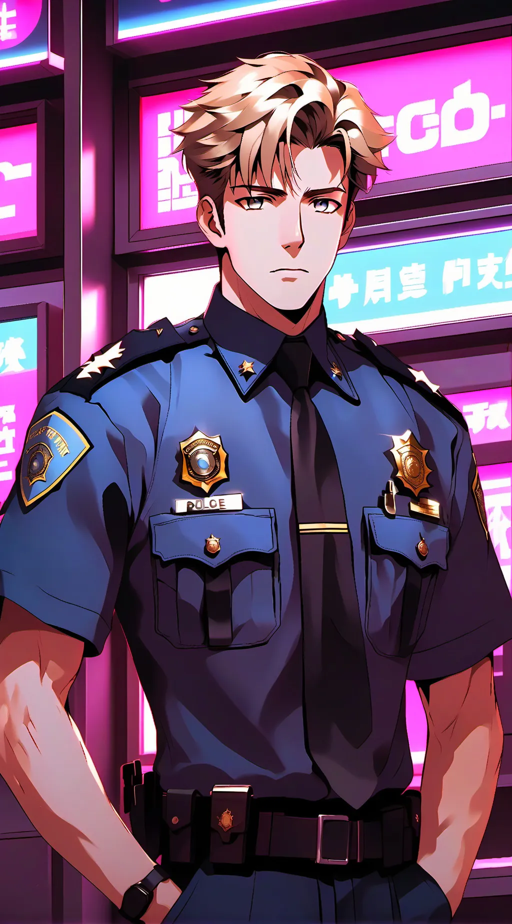 ai character: emergency  Hamburg background