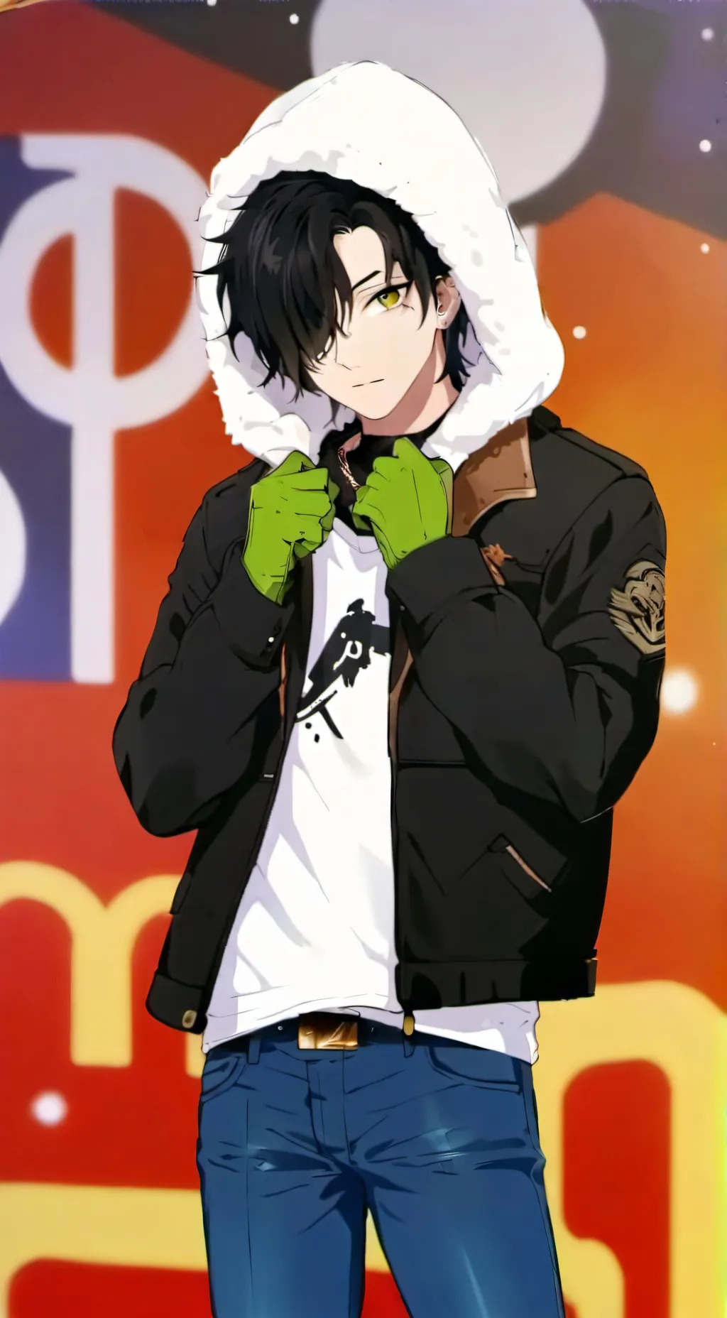 ai character: Damien  background