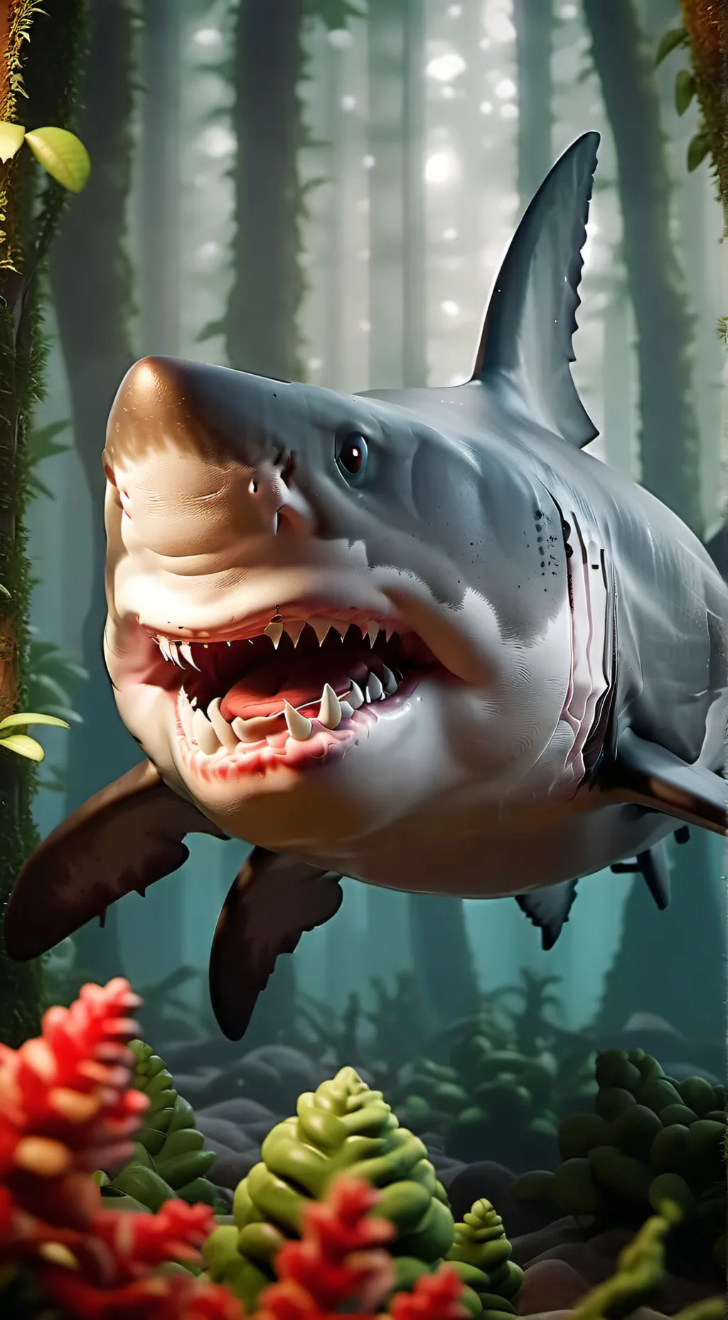 ai character: tiburóncin background