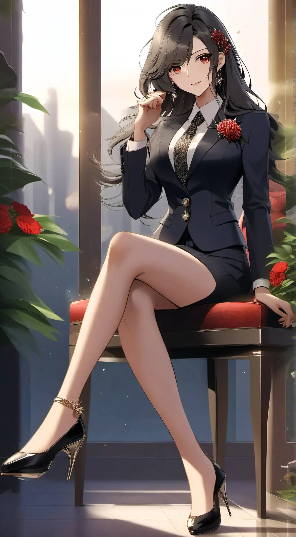 ai character: Anna mombo  background