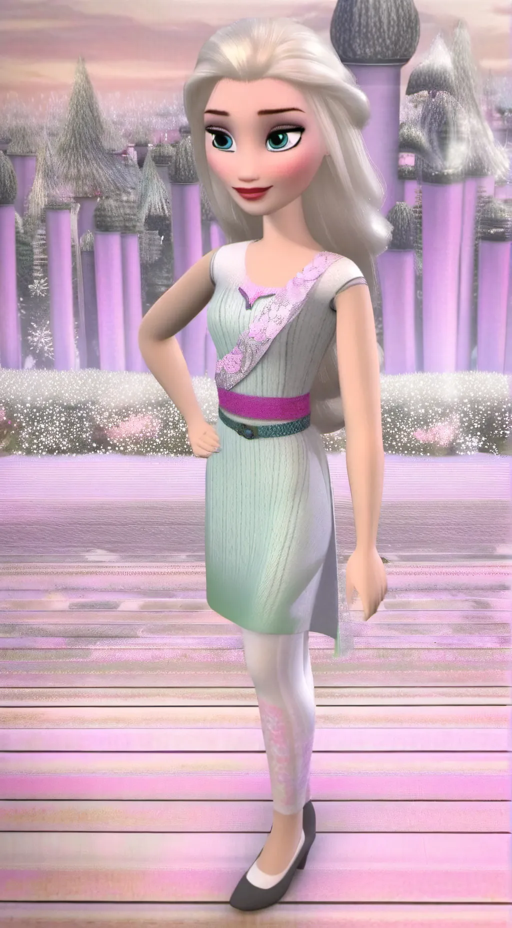 ai character: elsa background