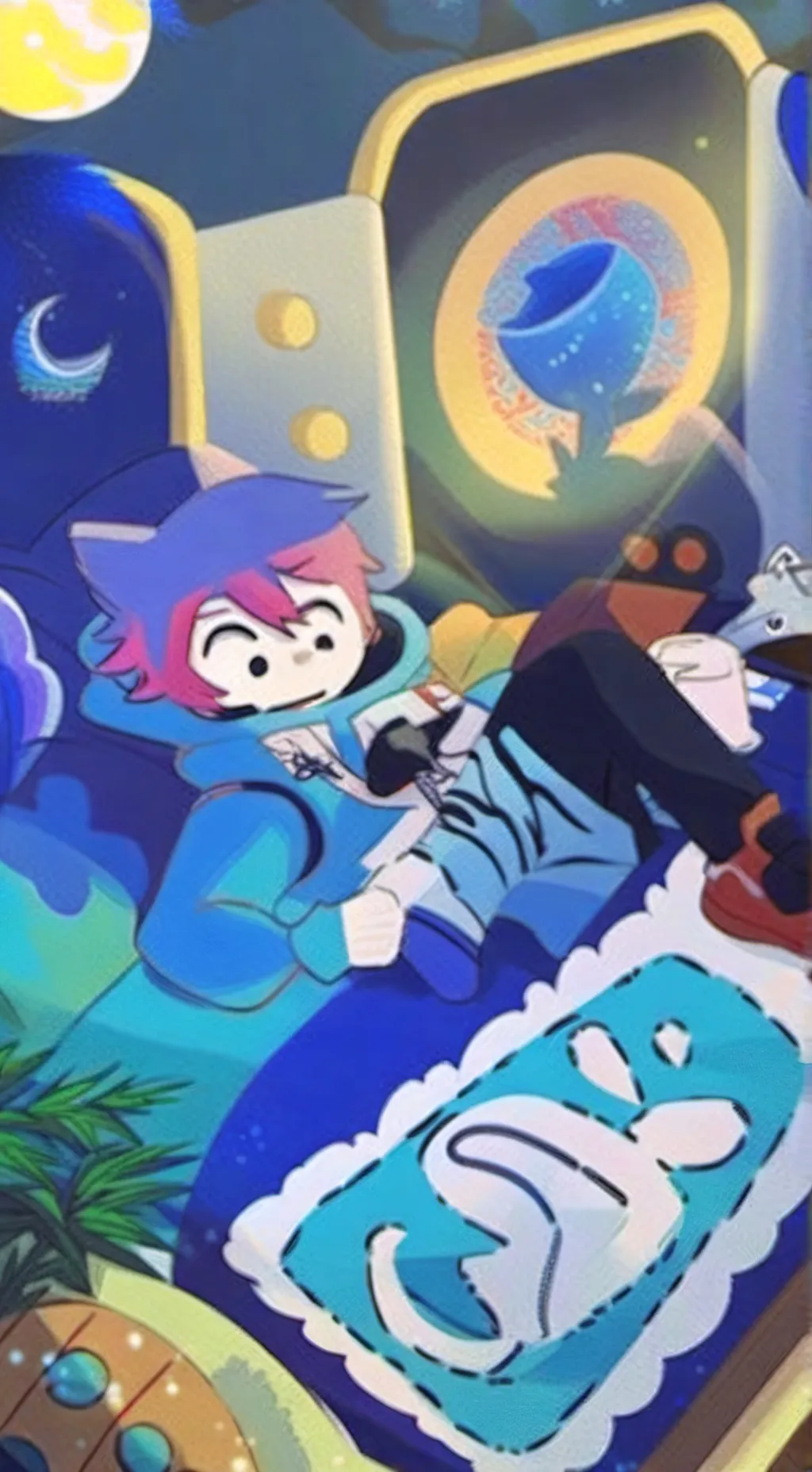 ai character: MHA likes you background