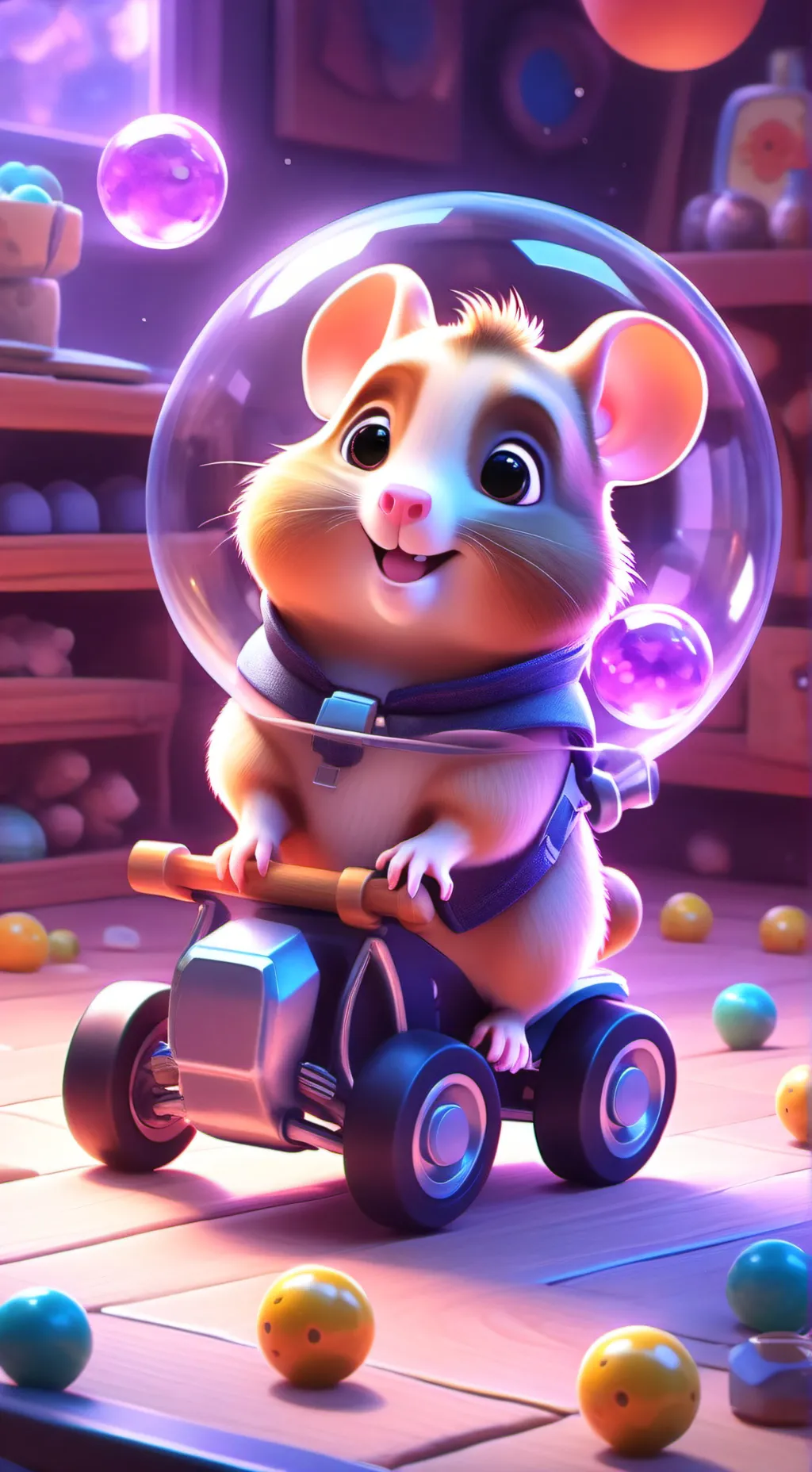 ai character: guard girl background