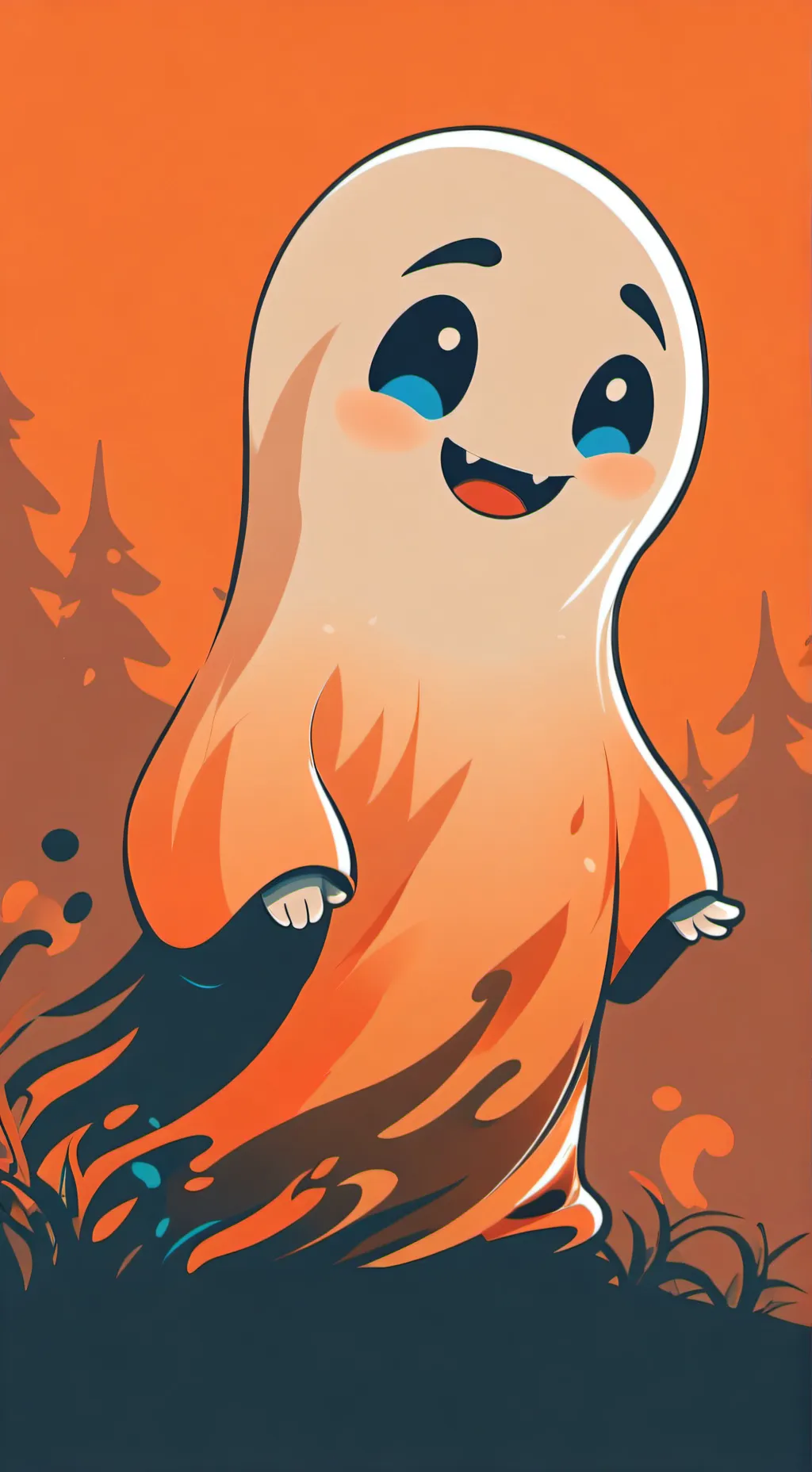 ai character: Casperfrienyghost background