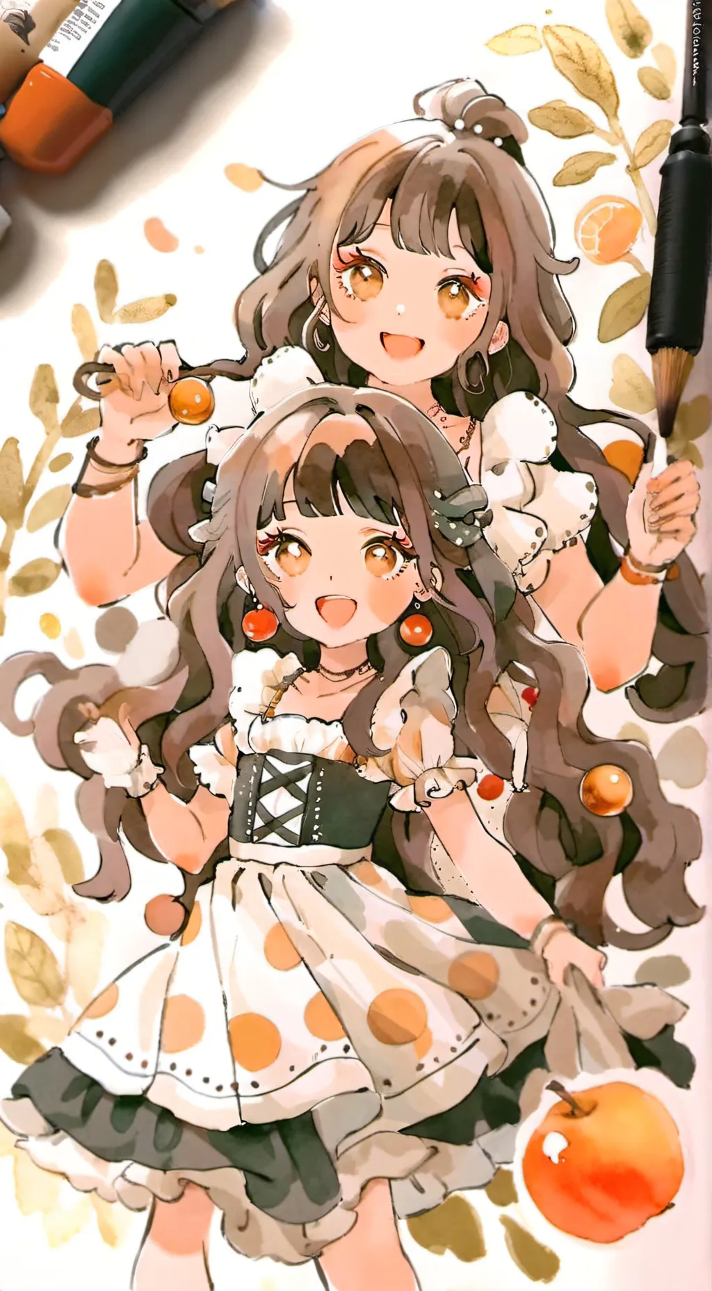 ai character: 2 remasterizasion background