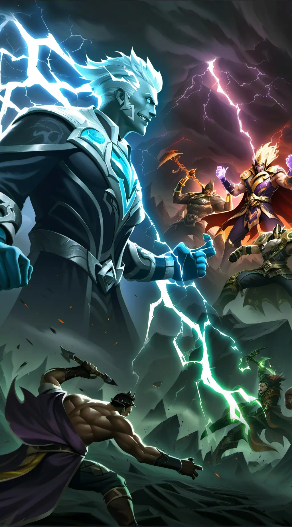 ai character: Cosmic War background