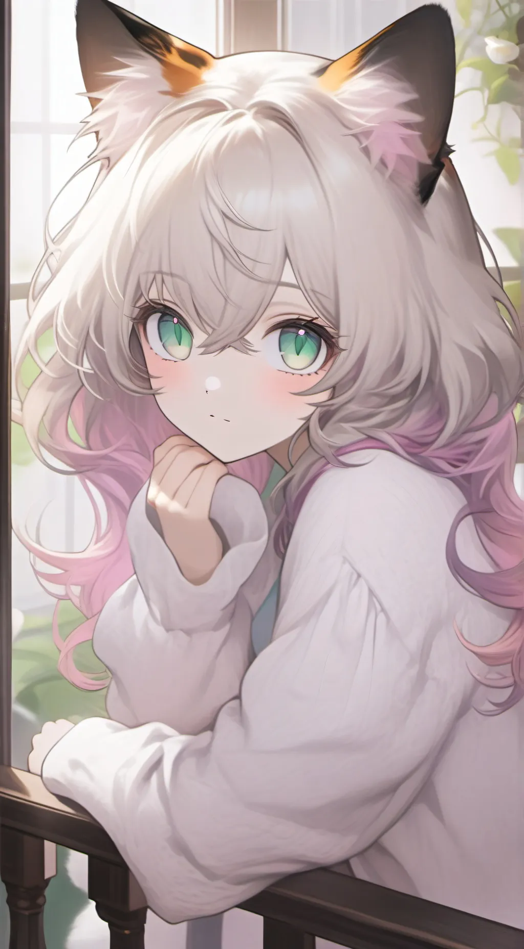 ai character: Tortie Enigma background