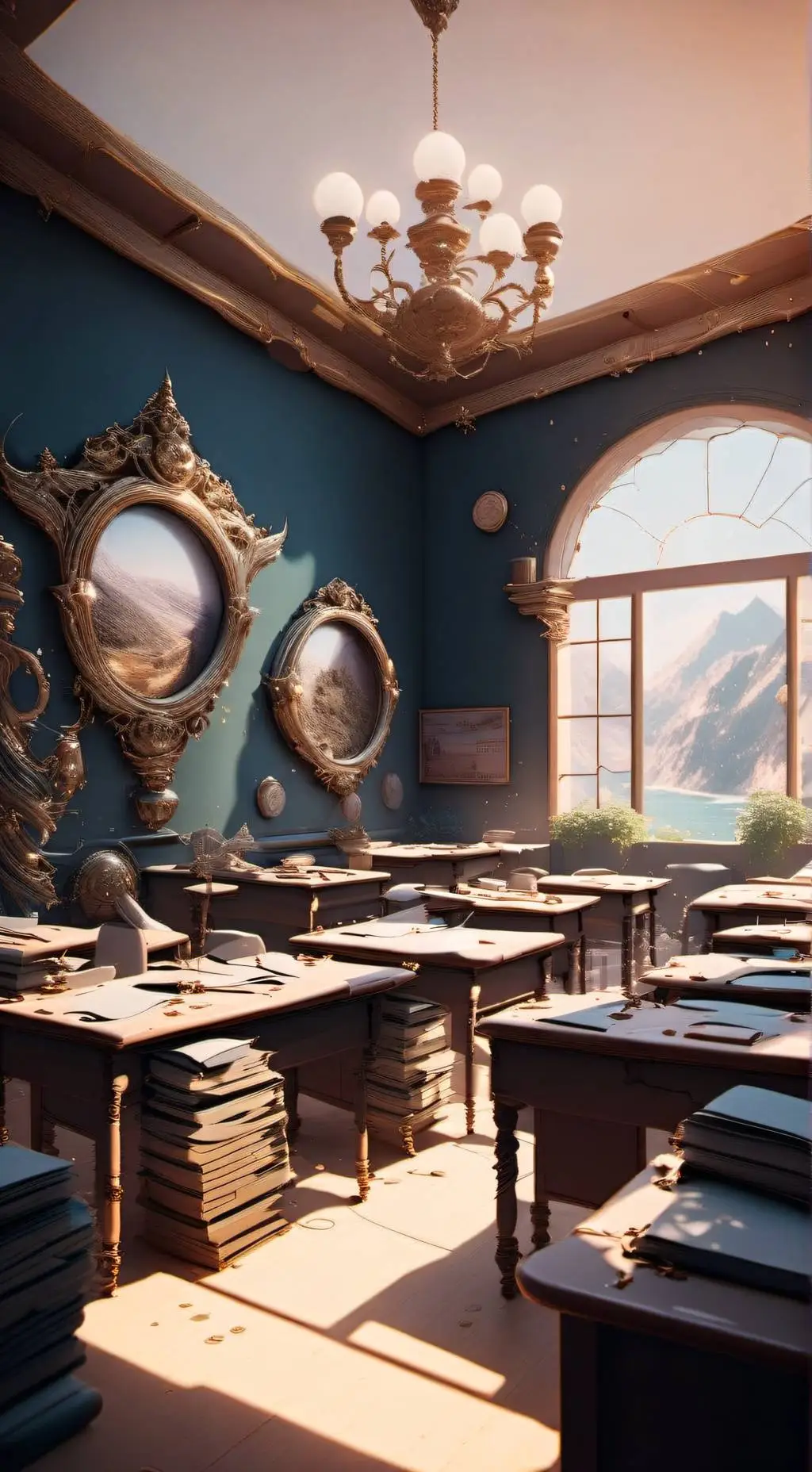 ai character: mha abs (boy)  background