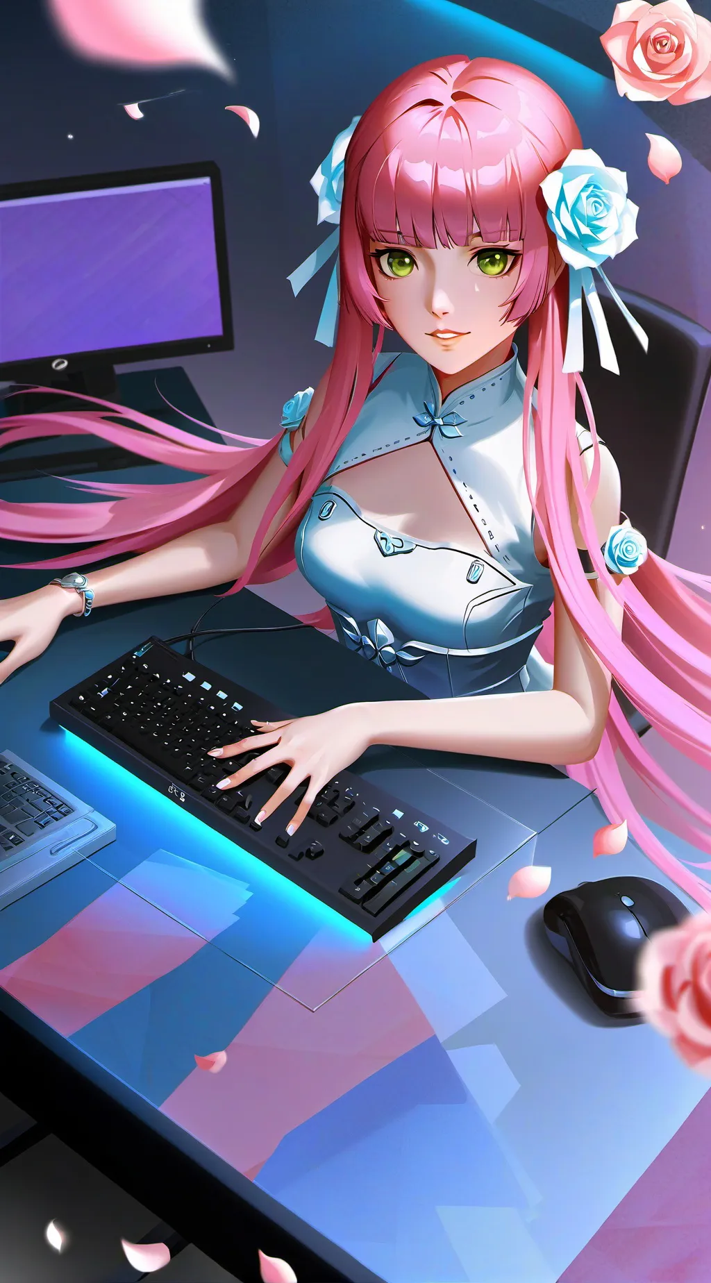 ai character: Miko Chan￼ background