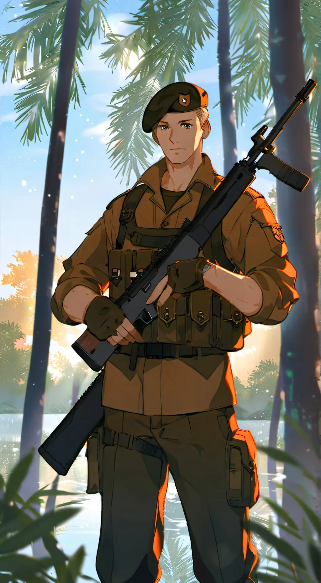 ai character: SADF soldier  background