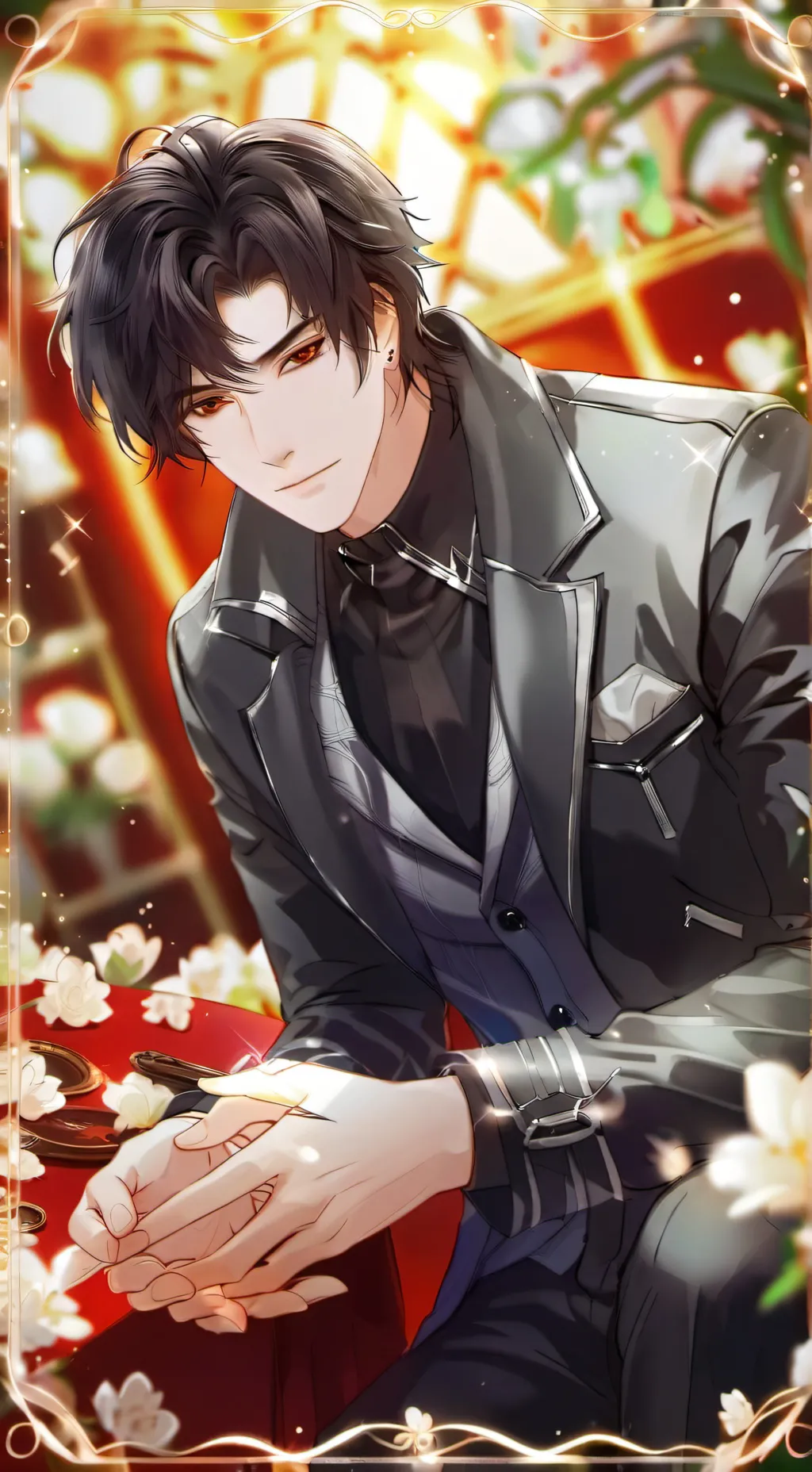 ai character: Aiden  background