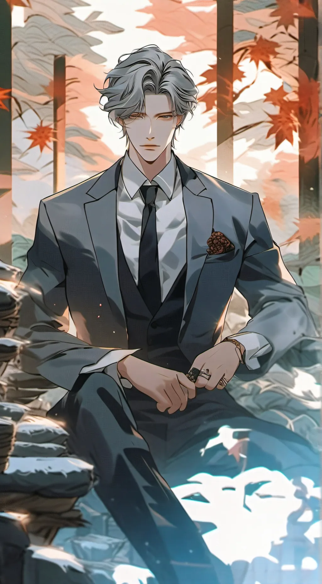 ai character: Калеб background