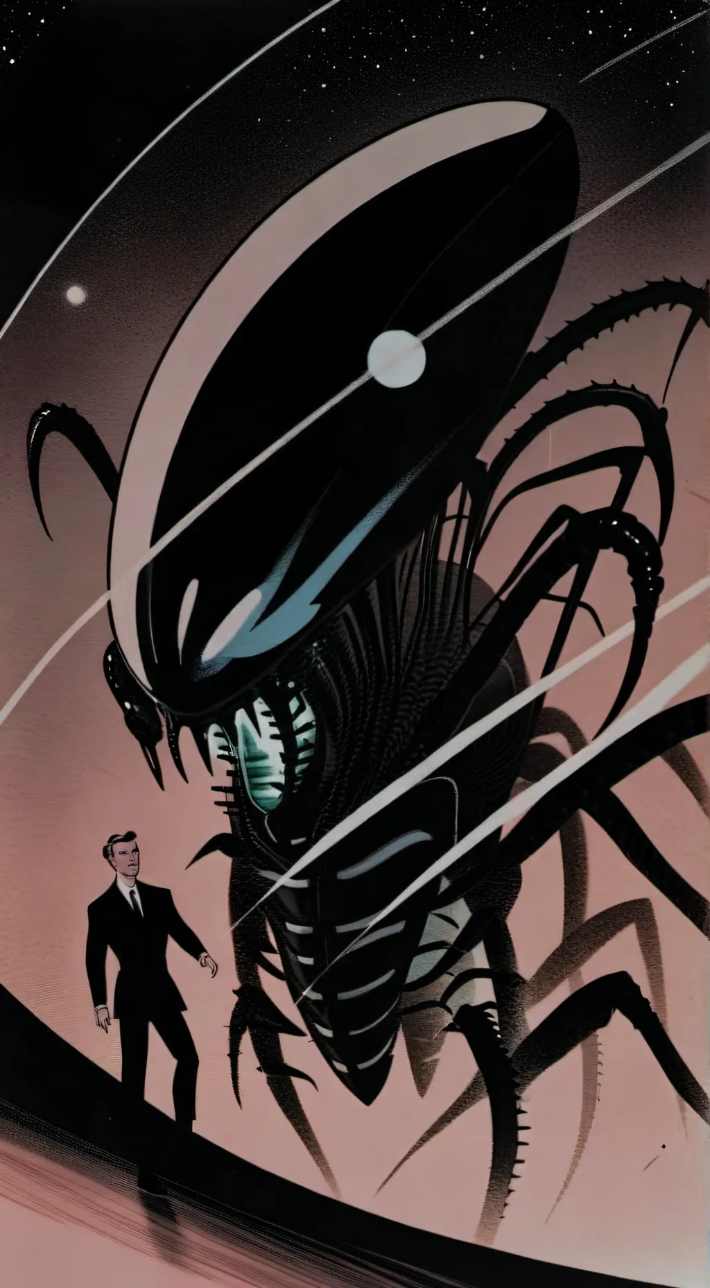 ai character: Alien pod background