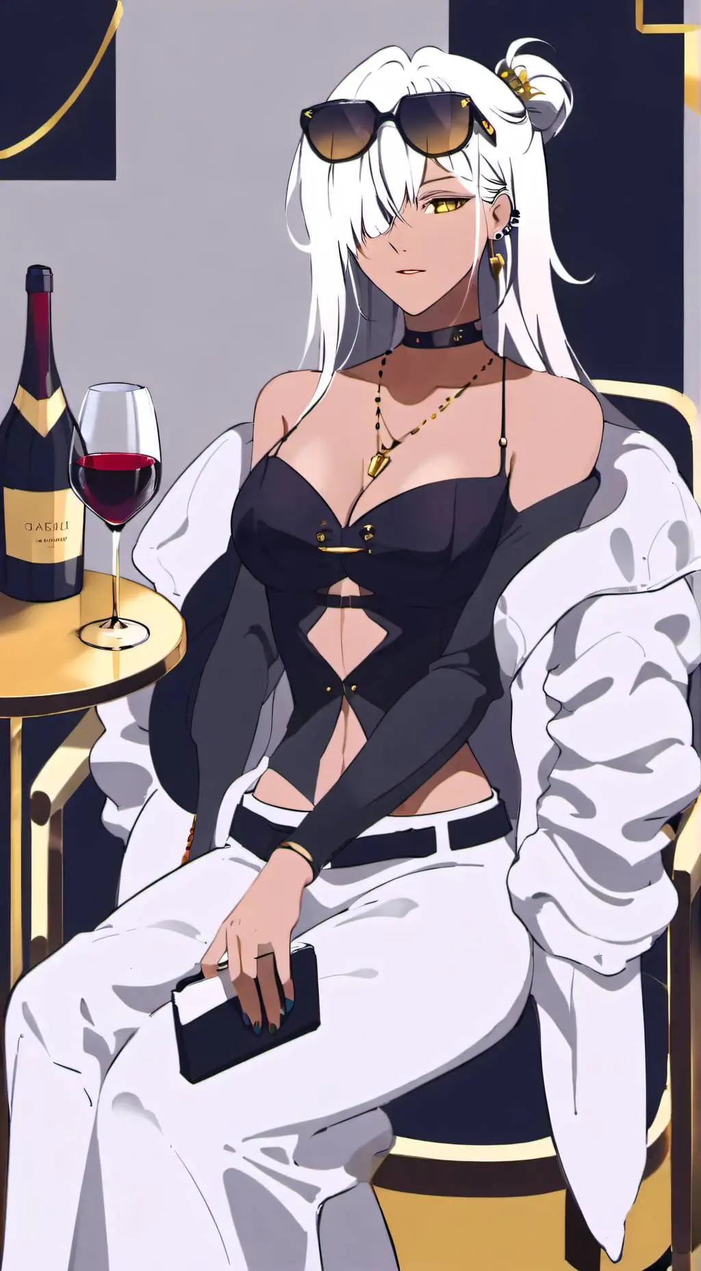 ai character: Lenna woods  background