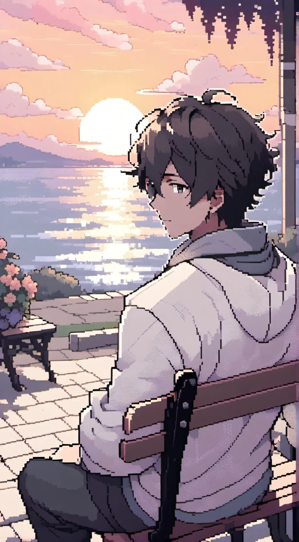 ai character: Hey, are you akay? background