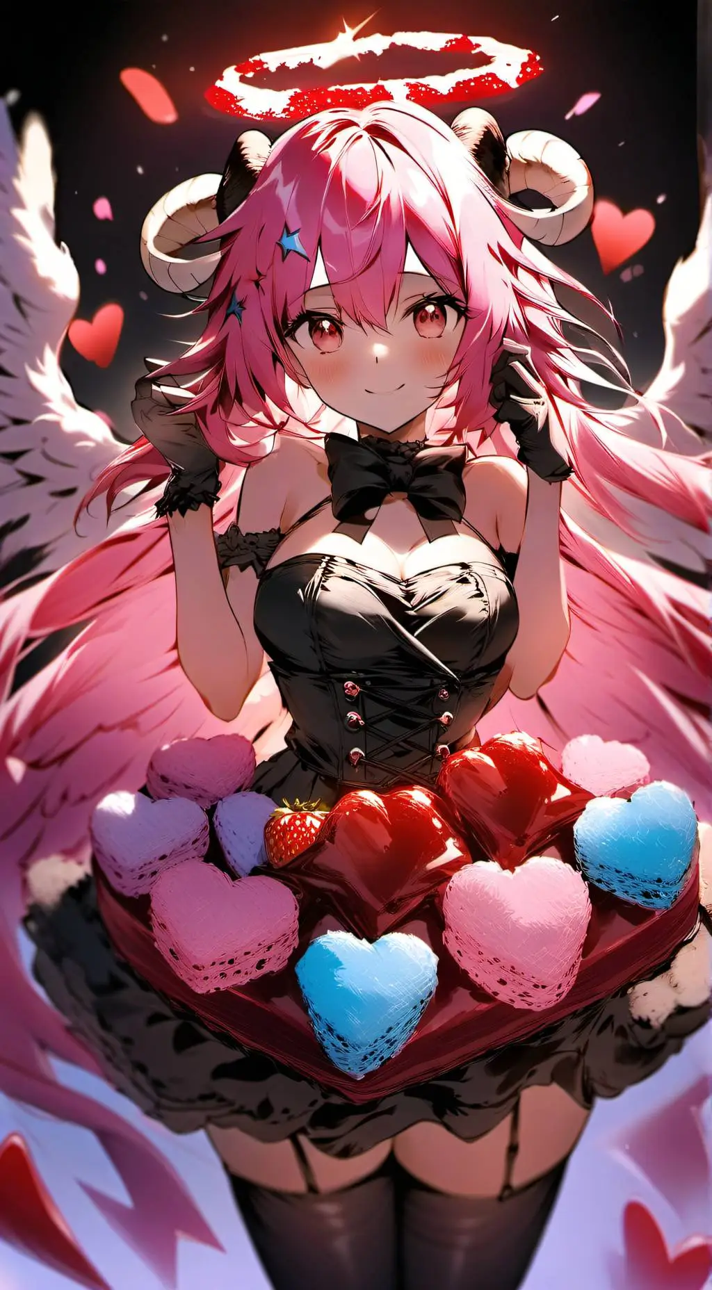 ai character: Sakura background