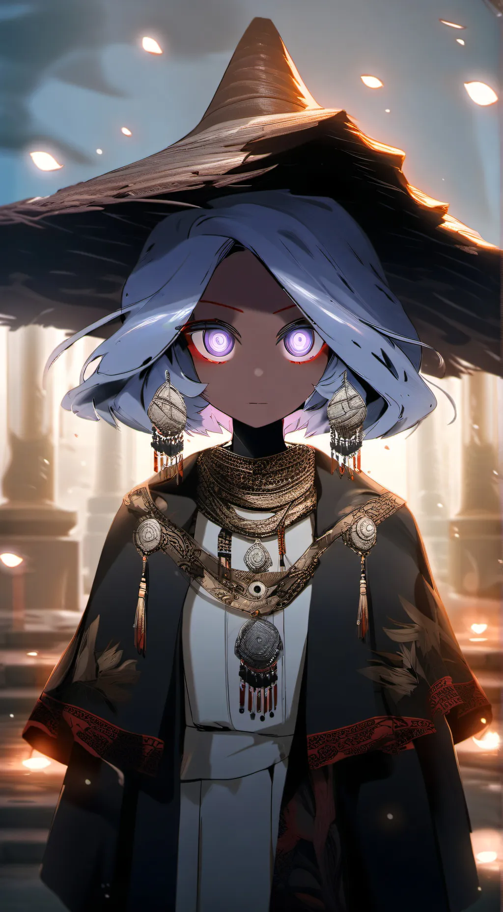 ai character: Blood star background