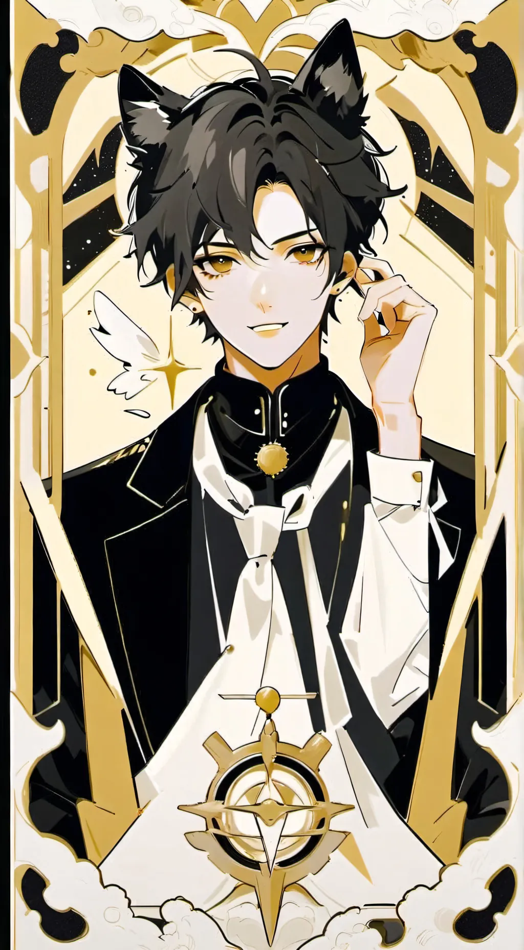 ai character: Théo  background