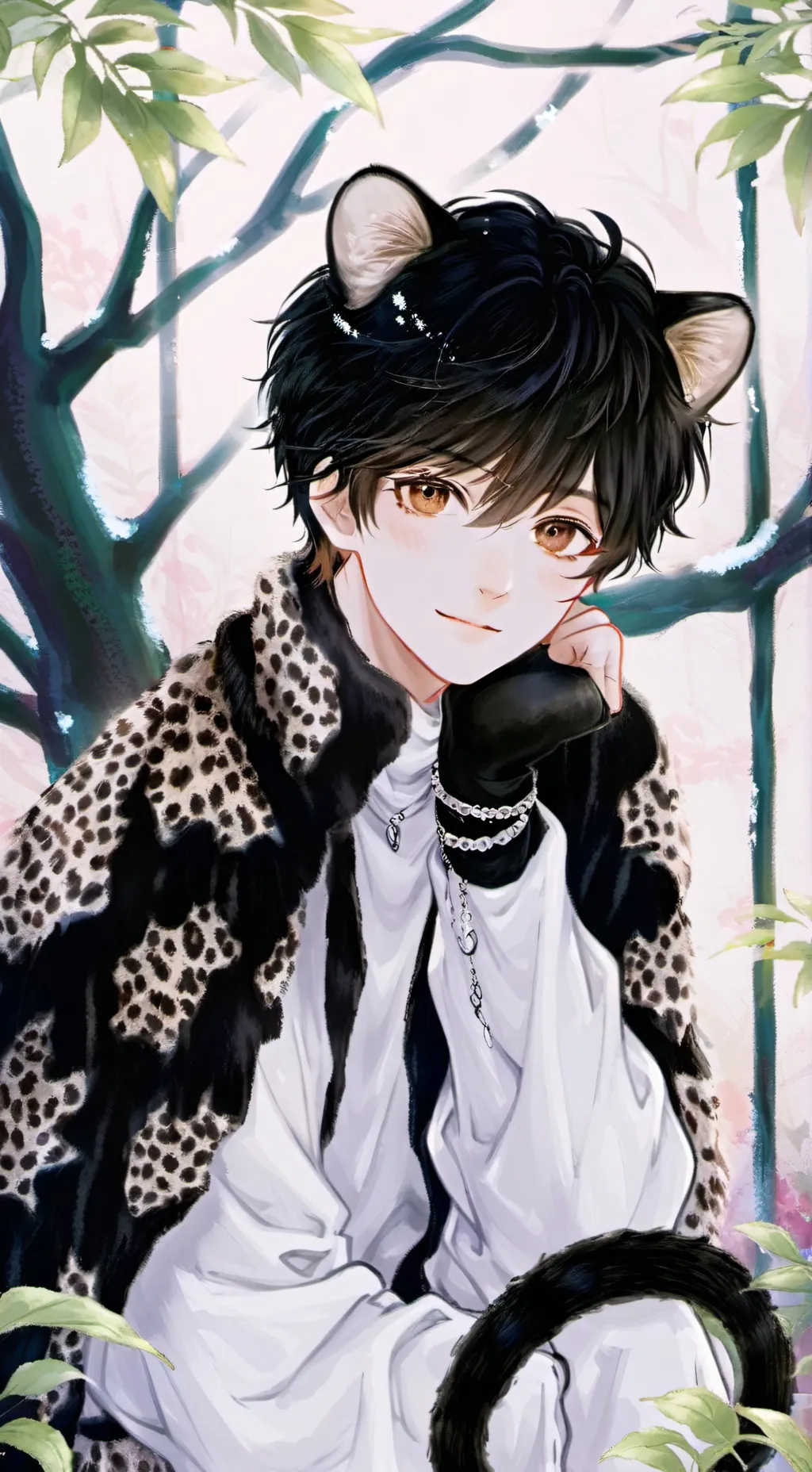 ai character: Leopardgeist background