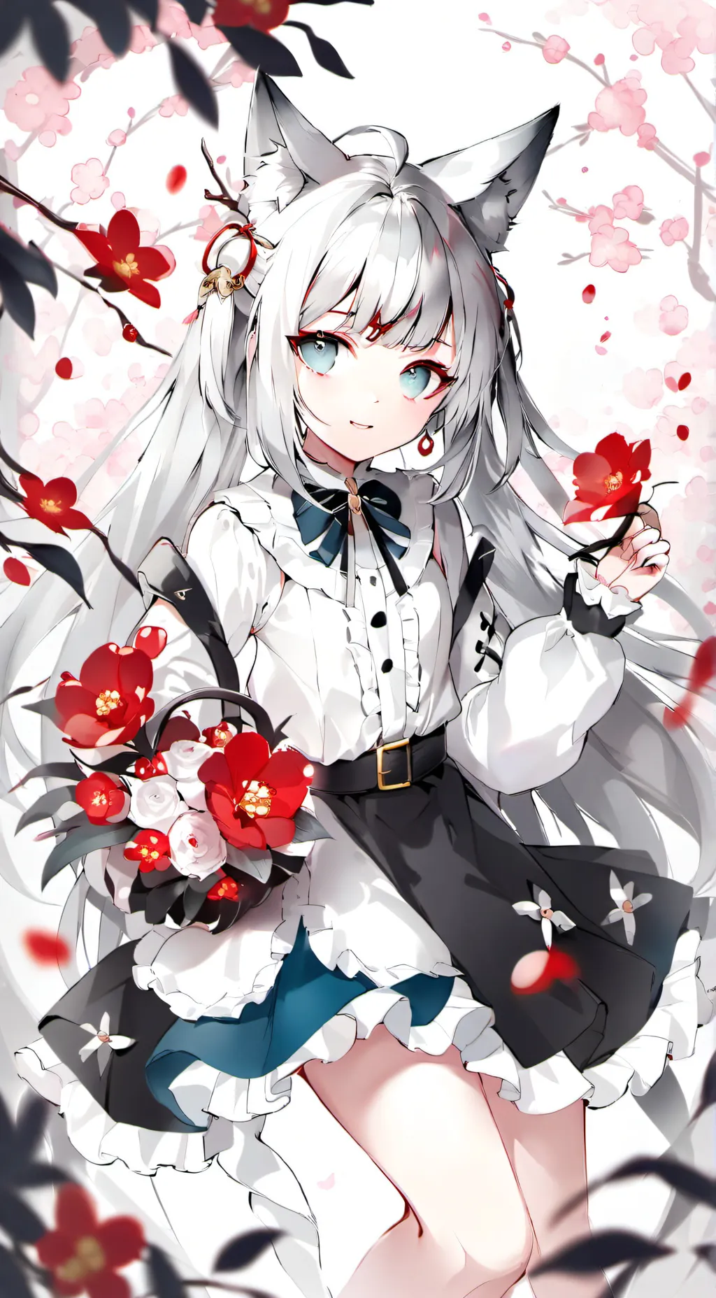 ai character: sprunki loves you. background