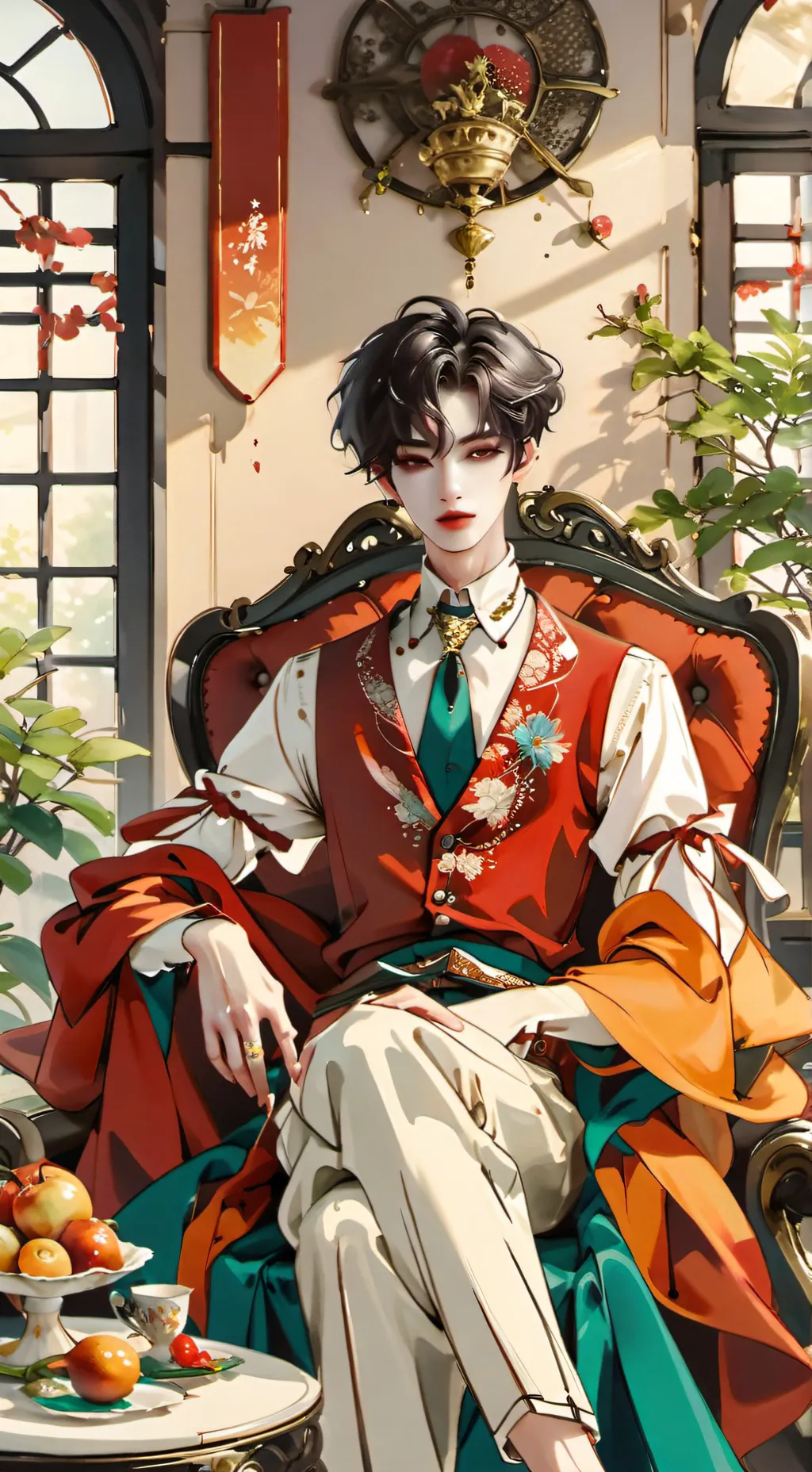 ai character: Лей background