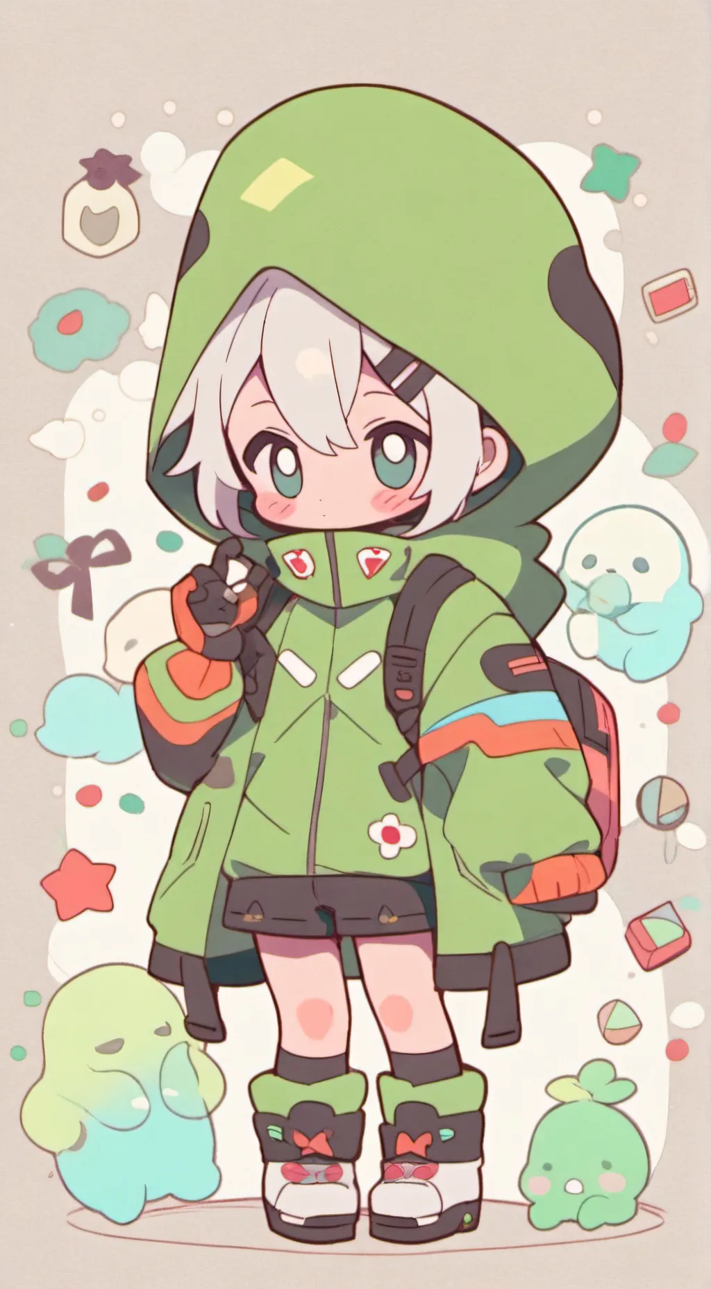 ai character: comments background