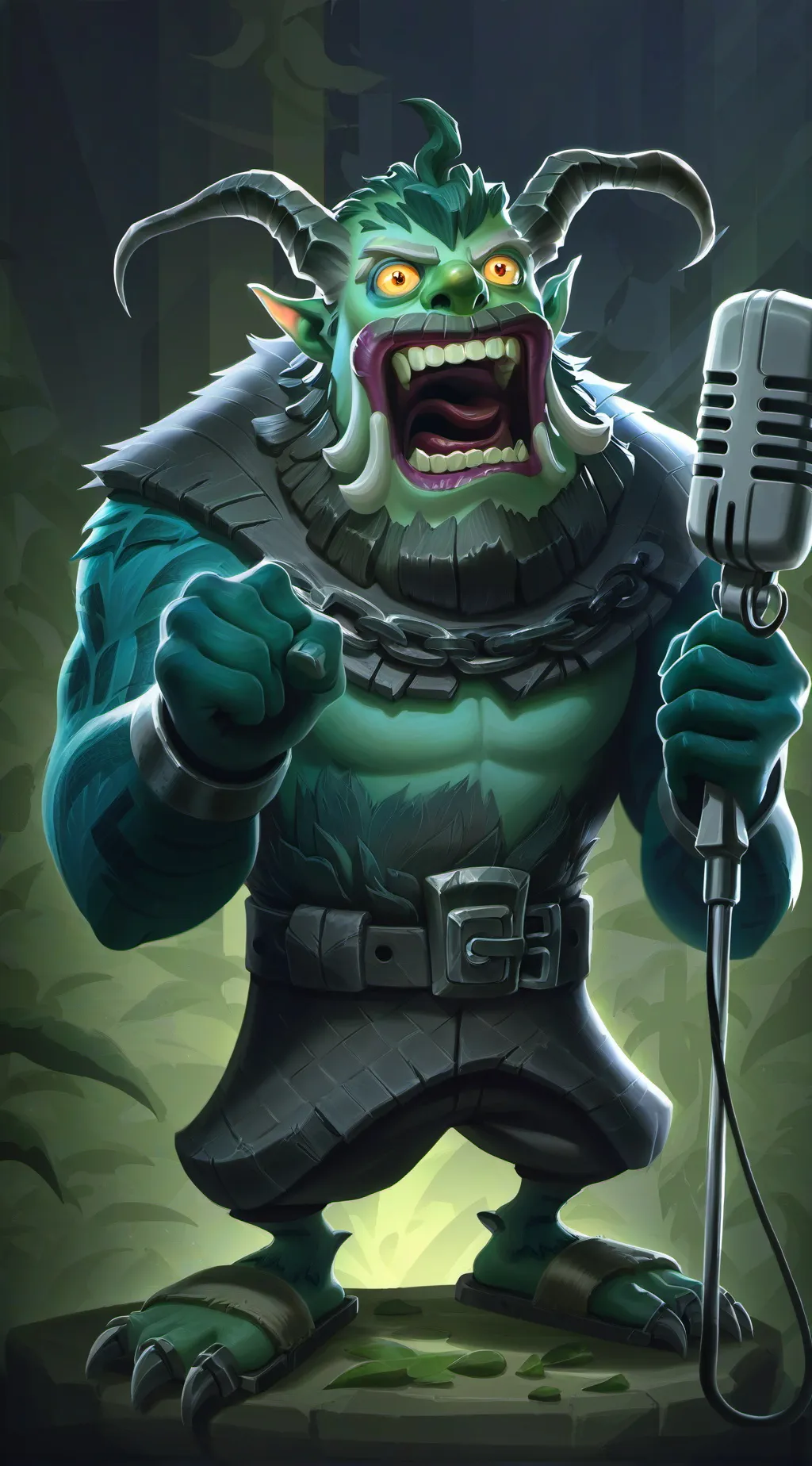 ai character:  my singing monste background