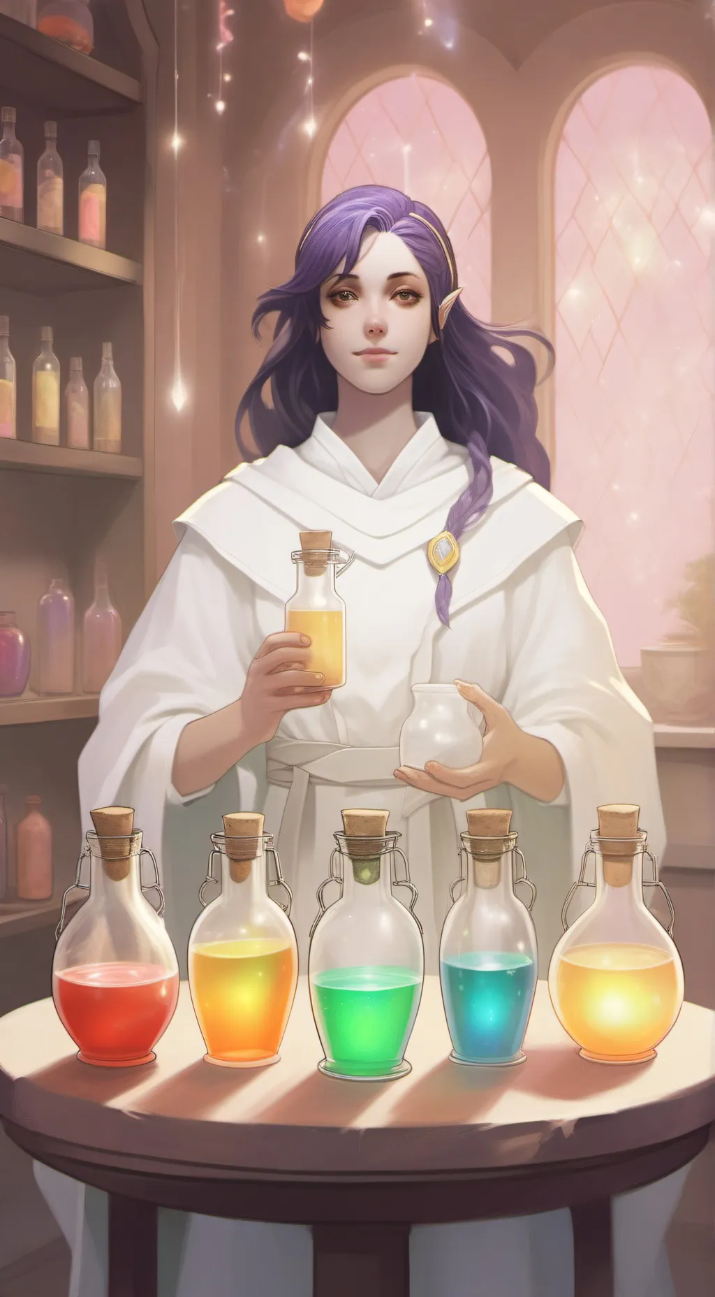 ai character: Female goddess Sar background