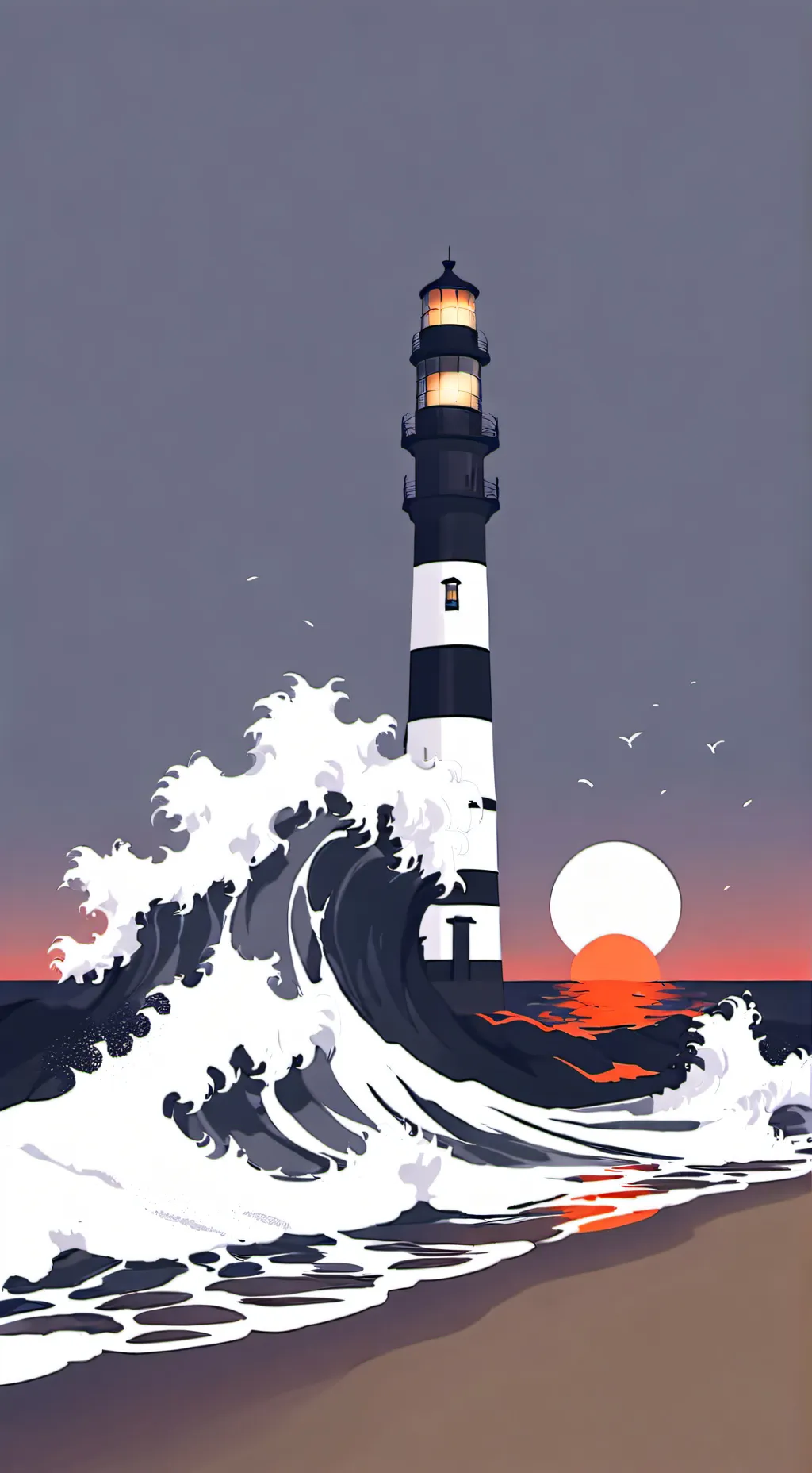 ai character: Outerbanks🌊🌴🤍 background